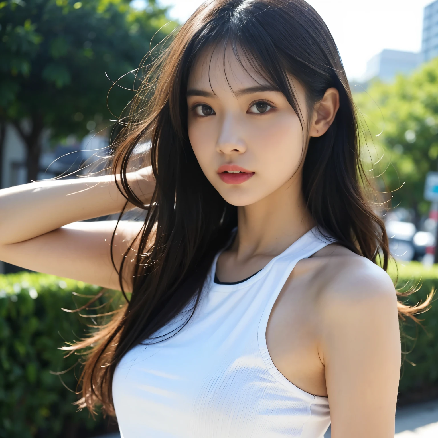 (a girl in a vibrant cosplay:1.1),(detailed eyes, detailed lips),(manga style),(bright, vivid colors),(dynamic pose, powerful expression),(comic book action, electric energy effects),(ultra-fine lineart:1.2),(cell shading),(studio lighting),(strong and confident), (anime fans will love it)