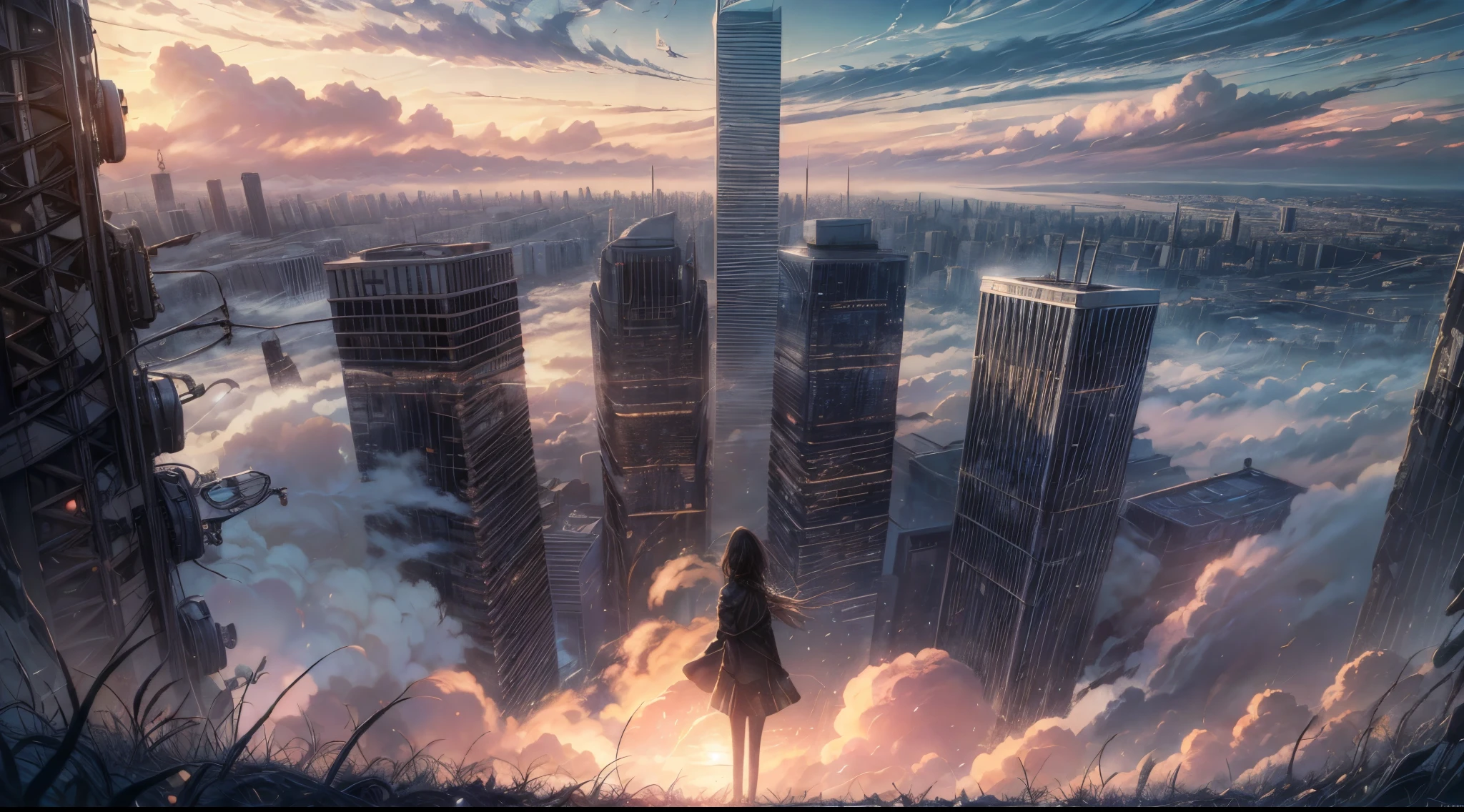 Minsk, bright picture, noone, cityscape, clouds in the sky, panel buildings, RAW photo, ultra realistic, sun dawn, highly detailed, digital painting, artstation, concept art, sharp focus city life, peaceful. bright sun, sun rays, cinematic, illustration, wide shot, from above, UHD, 1080P, 8k, highres, best quality, award winning, high quality, high details, super detail, masterpiece