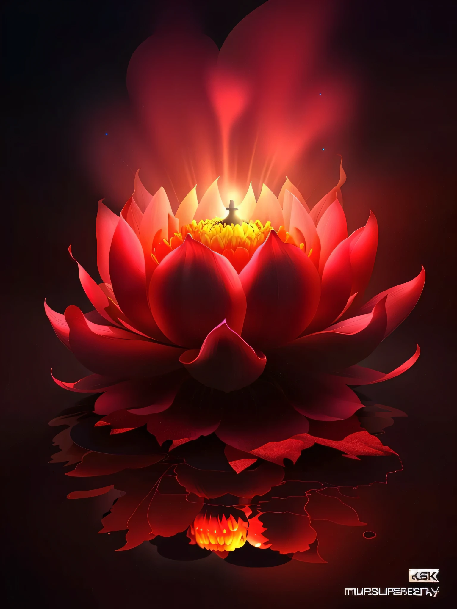 9:16 Full drawing, masterpiece, highest quality, (Highly detailed CG Unity 8K wallpaper), (highest quality), (best illustrations), (best shadow), lotus theme with natural elements. (shine), (particle effects). , Isometric 3D, octane rendering, ray tracing, Super detailed