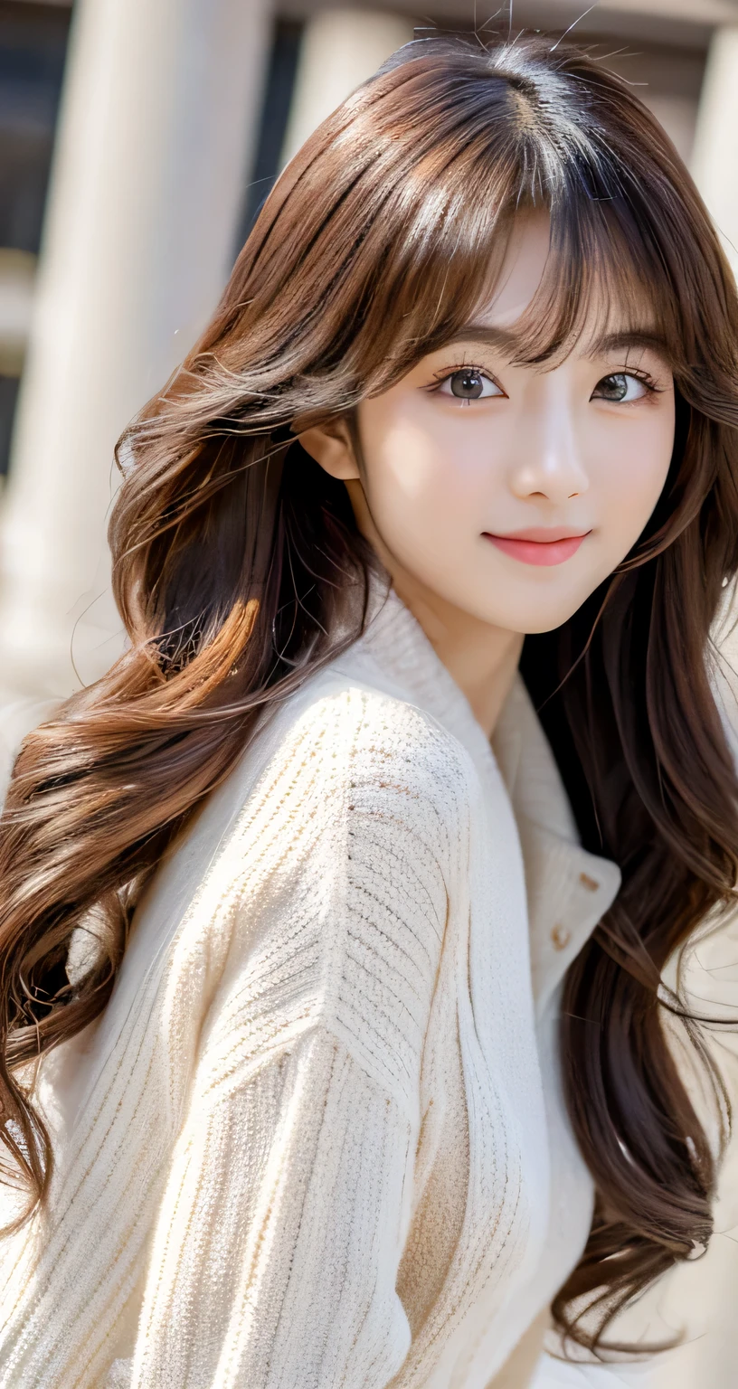 [masterpiece] table top, highest quality, shape, Highly detailed and finely crafted, High resolution 8K wallpaper, Japanese style,
Dynamic and beautiful form, Sharp features, Full body image of a 20 year old girl wearing winter clothes, oozing sex appeal,
Wavy hair flows softly around the face, cute expression, natural color lip, bold, Sexy pose with a seductive smile,
Harajuku fashion aesthetics, exuding confidence and charm, [masterpiece]
