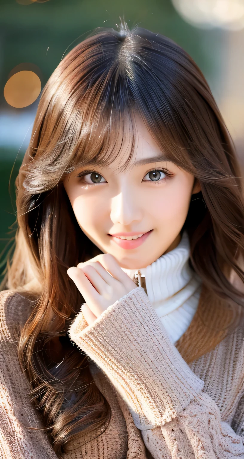 [masterpiece] table top, highest quality, shape, Highly detailed and finely crafted, High resolution 8K wallpaper, Japanese style,
Dynamic and beautiful form, Sharp features, Full body image of a 20 year old girl wearing winter clothes, oozing sex appeal,
Wavy hair flows softly around the face, cute expression, natural color lip, bold, Sexy pose with a seductive smile,
Harajuku fashion aesthetics, exuding confidence and charm, [masterpiece]