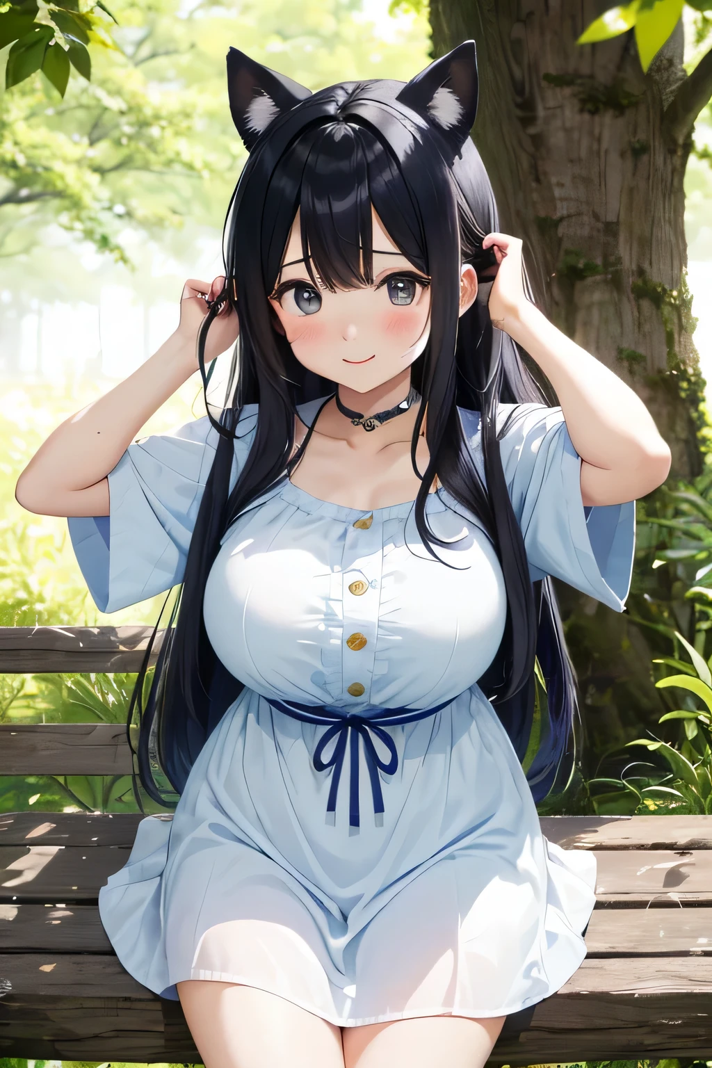 highest quality、High resolution、detailed background、(two cute age boys shirtless:1.5)、(huge breasts:1.4)、(A delicate body like a girl&#39;s:1.5)、(cute girl-like face:1.5)、black hair、cute hairstyle、cute panties、plump nipples、look at me shyly、cute、hide your hands behind your back、excited、cute pantiesを履いている、in nature