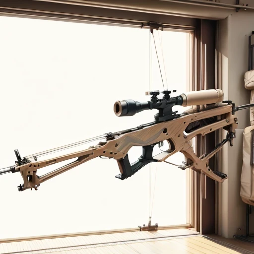 Arizona crossbow machine flat line illustration light color