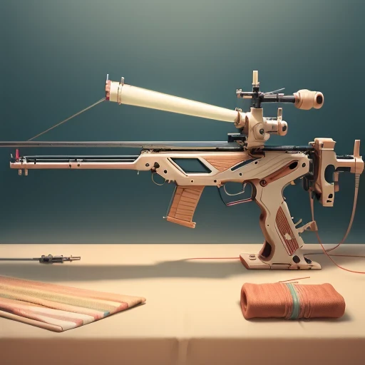 Arizona crossbow machine flat line illustration light color