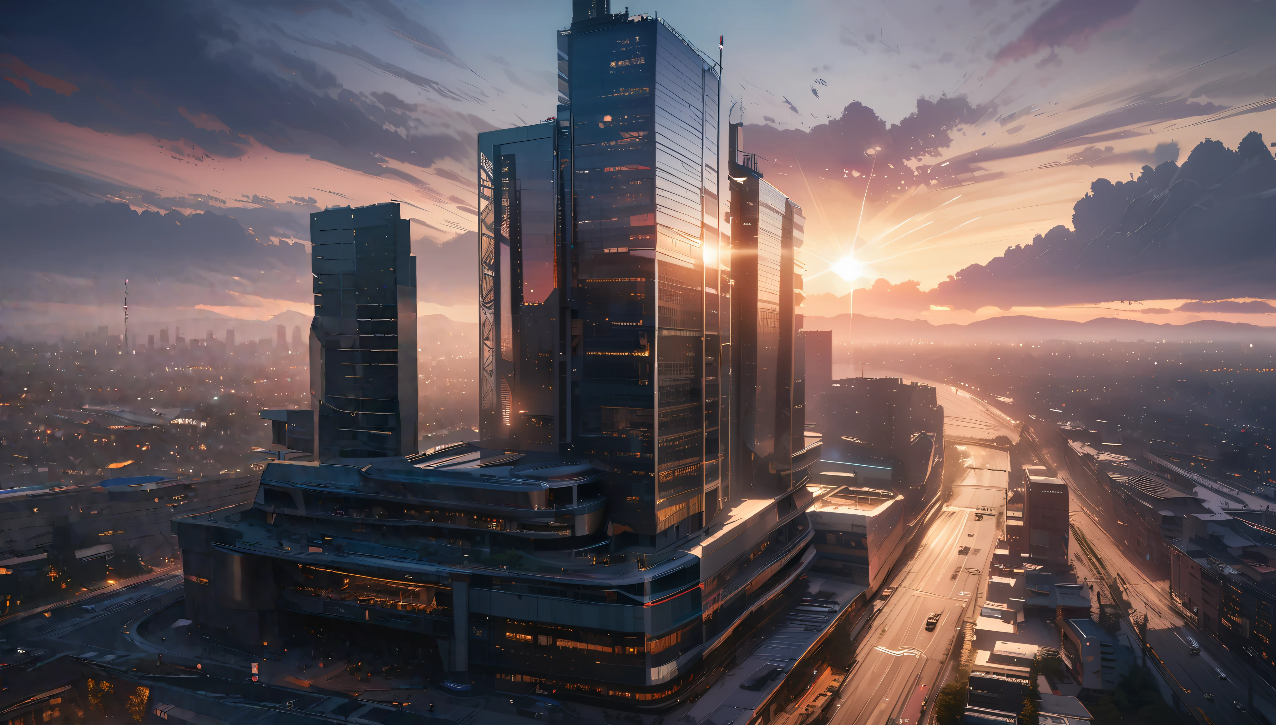 Minsk, bright picture, noone, cityscape, clouds in the sky, panel buildings, RAW photo, ultra realistic, sun dawn, highly detailed, digital painting, artstation, concept art, sharp focus city life, peaceful. bright sun, sun rays, cinematic, illustration, wide shot, from above, UHD, 1080P, 8k, highres, best quality, award winning, high quality, high details, super detail, masterpiece