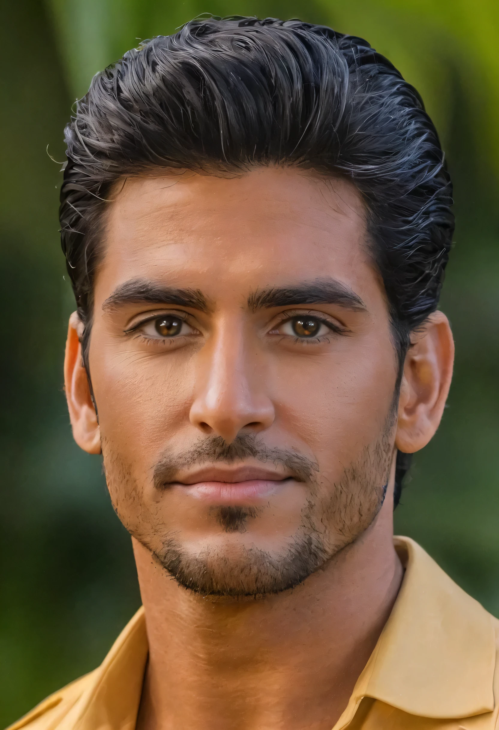 (Beautiful dark hair of the Disney prince of Brazil, olhos azuis, destaques marcantes e face base, pele branca oliva, pele bronzeada. Guerreiro Semideus Grego A1.2), fantasia de guerreiro romano preto e azul, hiperdetallado, Ultra sharp, 8k, (Incrivelmente detalhado : 1.5), Fotografia de corpo inteiro por IRO, 20 megapixels, Canon E OS R3, totalmente detalhado, Semideus grego