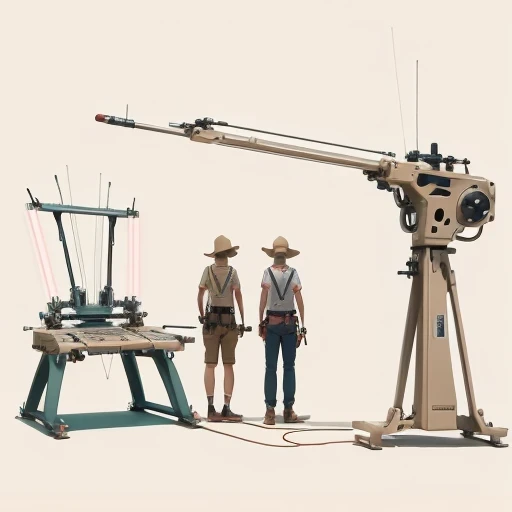 Arizona crossbow machine flat line illustration light color