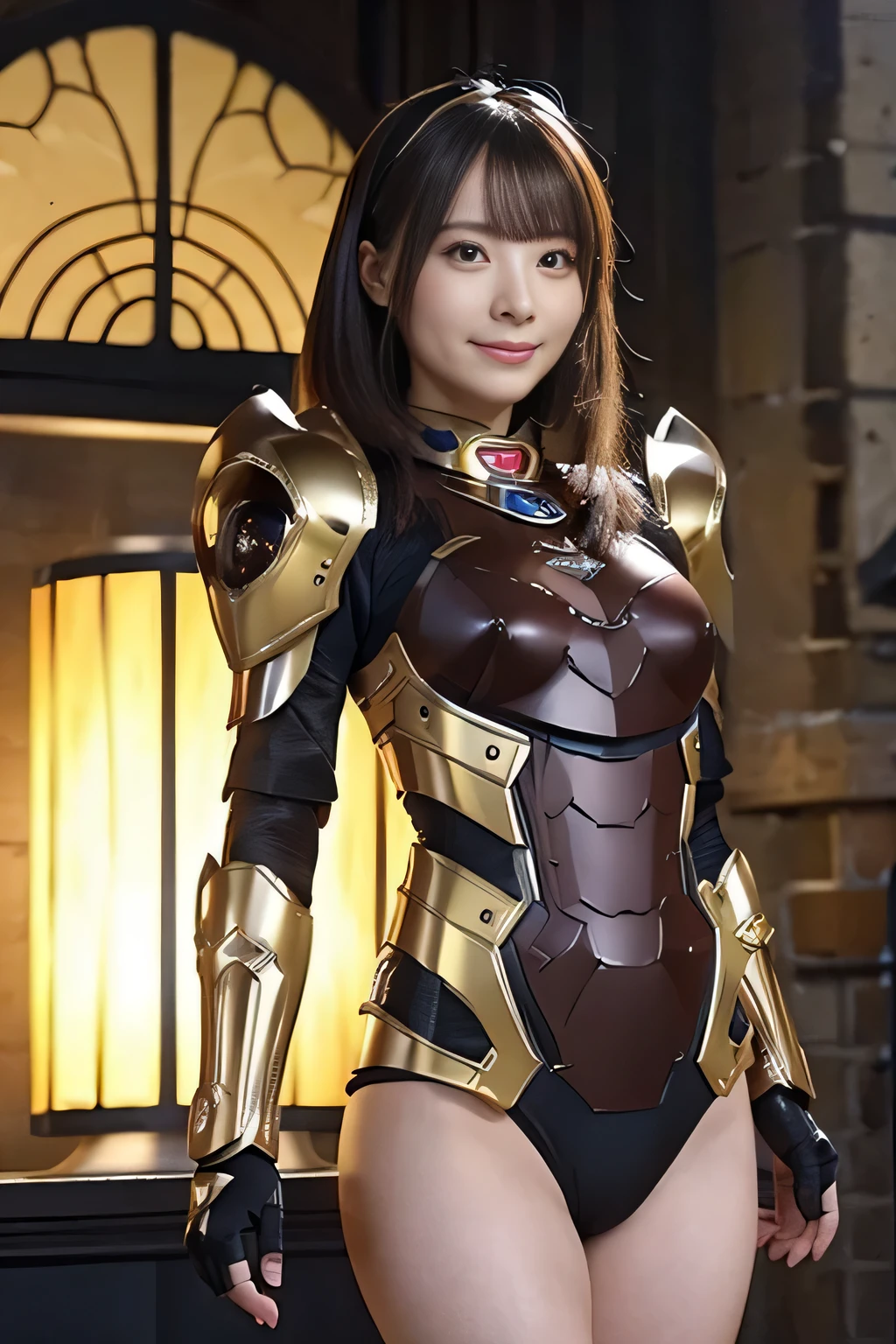 (high resolution,masterpiece,best quality,extremely detailed CG, anime, official art:1.4), realistic, photo, amazing fine details, all intricate, gloss and shiny,awesome many layers, 8k wall paper, 3d, sketch, kawaii, illustration,( solo:1.4), perfect female proportion,villainess, (fusion of dark brown cockroach and lady:1.4), (brown cockroach form lady:1.2), (brown cockroach lady:1.2), (fusion:1.2), (solo:1.4), (evil smile:1.2), muscular, abs, (cockroach brown exoskeleton bio insect suit:1.4), (cockroach brown exoskeleton bio insect armor:1.2), (brown transparency cockroach wing:1.4), (brown cockroach antennae:1.3),