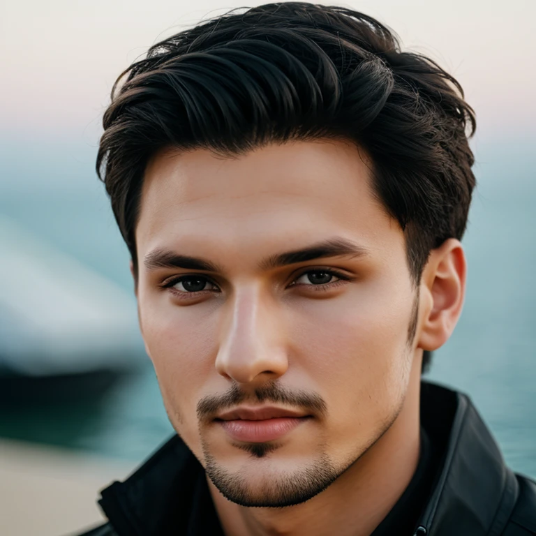 cinematic photo portrait of a pavel durov, man, in dubai, realistic, sharp focus, 8k, high resolution, highly detailed, sharp focus, . 35mm photograph, professional, 4k, highly detailed