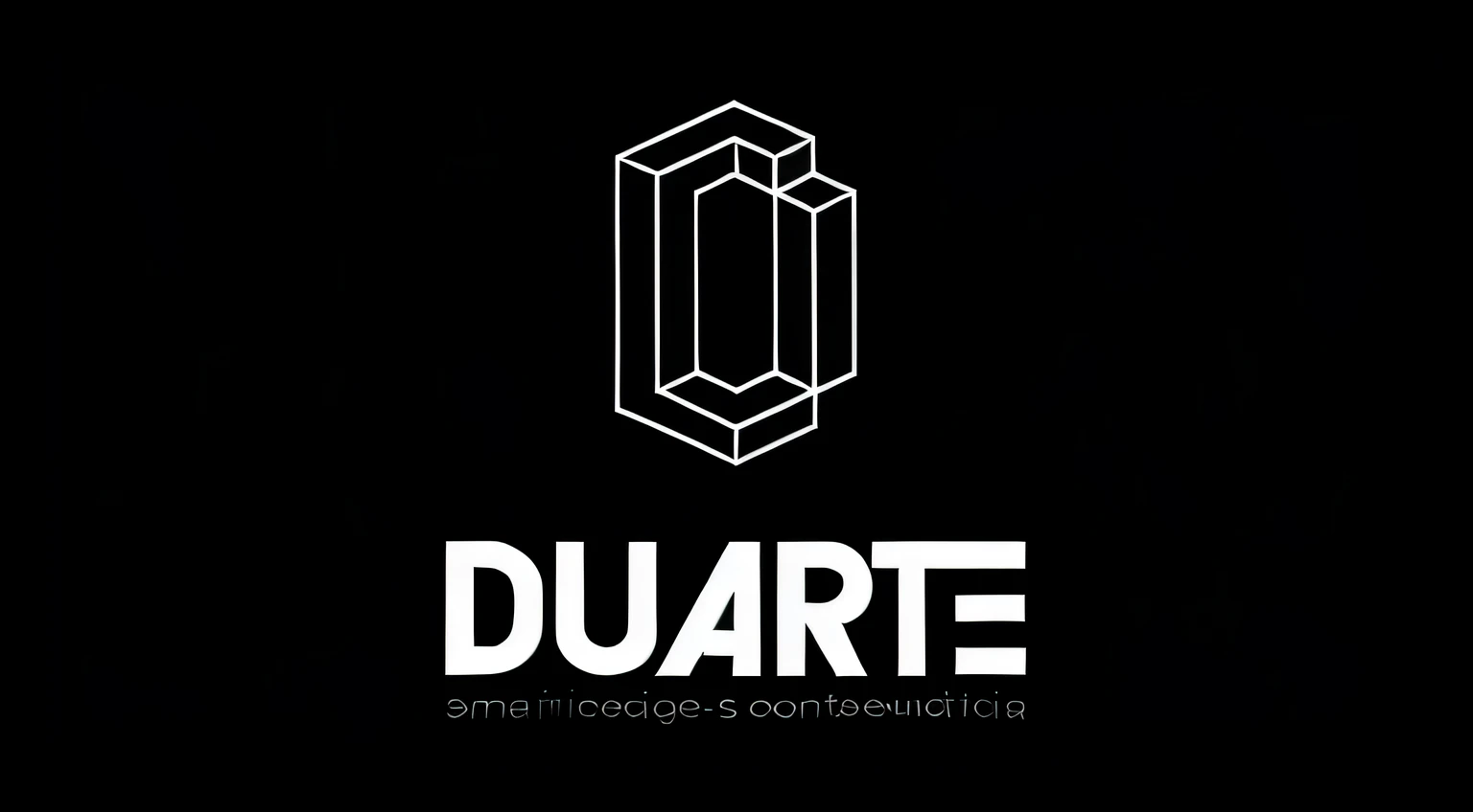 o logotipo de duarte, Um pequeno, moderno, contemporary, e empresa minimalista, by João Artur da Silva, by Julius Gonzalez, by Óscar Domínguez, logotipo preto e branco, dwarf, dotart, logo art, logotipo corporativo, logotipo minimalista, simple logo, logotipo minimalista sem texto, logotipo, quartzo