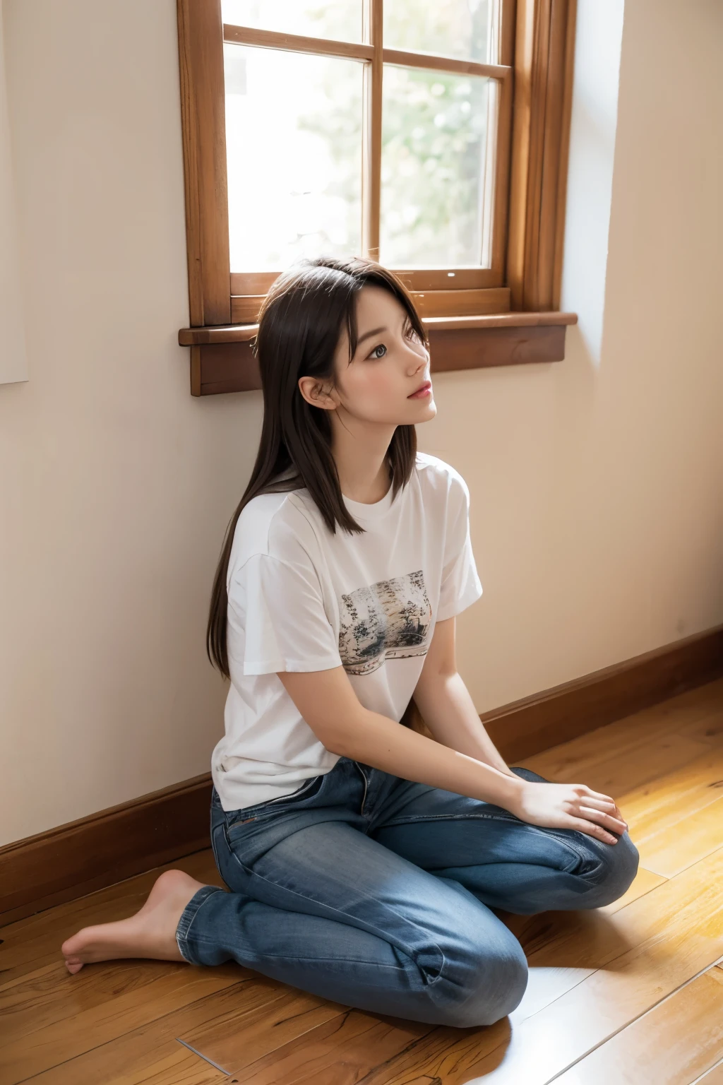 sit on the floor