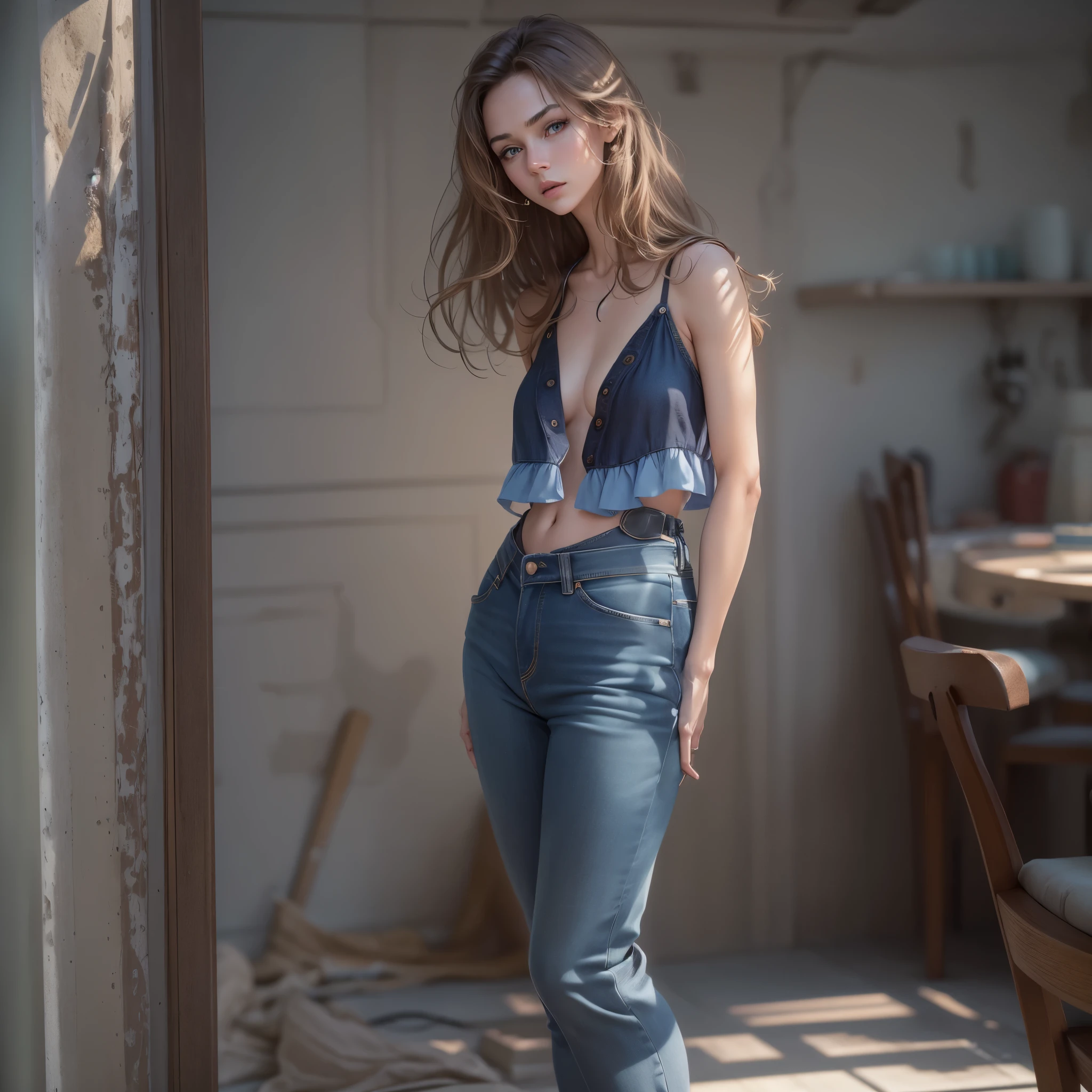 {{{(Photoreal:1.4)}}}, beautiful detailed woman, very detailed目と顔, beautiful and detailed eyes, that'ridiculous, unbelievable that'ridiculous, Super detailed, High resolution, very detailed, highest quality, masterpiece,enlightenment, very detailed, nffsw, unite, 8K Picture Wallpaper, wonderful, finely, masterpiece, highest quality, Hvery detailed ajc,Unified 8K Dendenden wallpaper, face light, movie lighting,table top,highest quality,Super detailed,High resolution,High resolution,4k,4K portrait,8K,8K Portrait,unity 8K wallpaper,Hvery detailed ajc,realistic,Raw photo,real person,portrait photography,realistic,shiny skin,fine skin,(((dynamic angle,whole body))),{{{{Supermodel Anneliese Zoibert is、One of the top models of the 1990s、As for physical characteristics、tall and slim figure、Sharp features、high cheekbones、Big eyes、and her hair was flowing。}}}},{{{Anneliese Zoibert is、One of the top models of the 1990s、As for physical characteristics、tall and slim figure、Sharp features、high cheekbones、Big eyes、and her hair was flowing。}}},dynamic pose,(foot pose:0.5),(((dynamic angle,whole body))),(dynamic angle,whole body),dynamic angle ワイドショット,(((peplum tops peplum topsとデニムジャケット Jeans))),RAW photo, Shapuri, by lee jeffries nikon d850 film stock photo graph 4 kodak portra 400 camera f1.6 lens rich colors hyper realistic lifelike texture dramatic lighting unrealengine trending on artstation cinestill 800