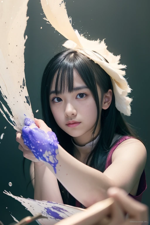 masterpiece, highest quality, (Highly detailed CG Unity 8K wallpaper, masterpiece, highest quality, Super detailed, best shadow), (detailed background), (beautiful and detailed face, detailed and beautiful eyes), high contrast, (best illumination, very delicate and beautiful),1 girl,((Colorful paint splatters on transparent background, dulux,)), ((caustic)), dynamic angle,beautiful delicate shine,full body, Paint splatters on the face. , Realistic anime 3d style, captivating anime boy, anime realism style, charming anime boy,Beautiful charming anime men, I&#39;m looking for Gojo Satoru , ((gojo satoru)) gojo satoru of Jujutsu Kaisen, whole body,