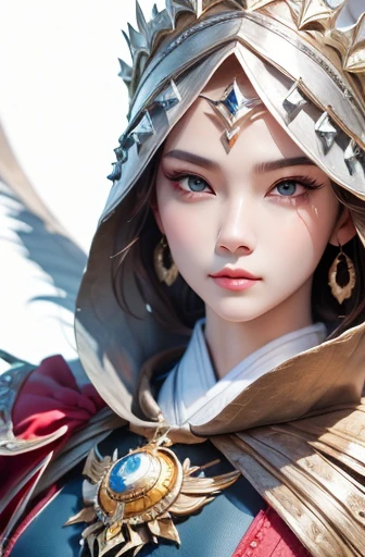 white hair, girl, Profile picture, blue eyes