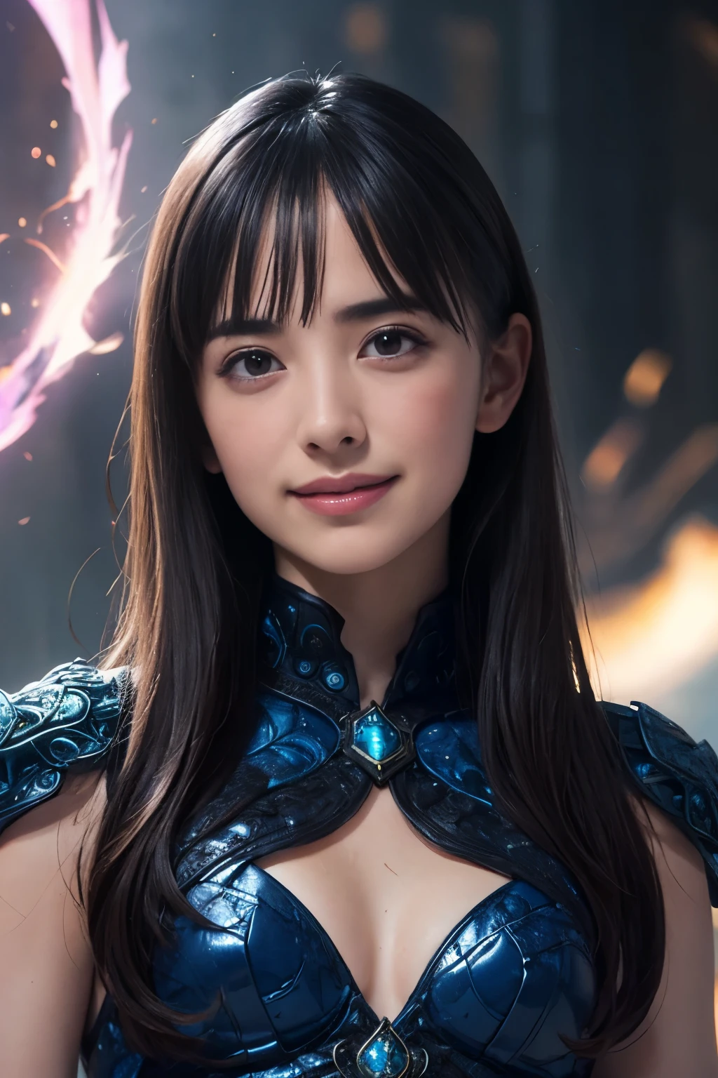 From Side, Photorealistic, Official art, Unity 8k wallpapr, 8K Portrait, Best Quality, Very high resolution, (Incredibly beautiful nature background:1.6), One girl, One beautiful teenage Italian girl, , (smiling seductively:1.6), Obscene, (Sexy and glamorous:1.1), (A coquettish expression:1.6), (small breasts with raised pink areolas:1.6), Vulgarity, (full body1.0), (erotic posing:1.5), (Magic Attack Pose:1.6),(magical effects like sparkles or energy:1.5), (Electric shock from hands:1.1), (Detailed blue bodysuit with beautiful fractal or marble design:1.5), (Beautiful and d delicate ruby, topaz, emerald and sapphire jewelry:1.45), Beautiful seductive face, Portrait, (Thick eyebrows:1.2), (Big purple eyes:1.2), Beautiful eyes with fine symmetry, (ultra detailed eyes:1.4), (High resolution eyes:1.1), Intimate face, (ultra detailed skin texture:1.4), white skin, pale skin, Perfect Anatomy, Thin, (Beautiful toned body:1.1), Hair Bow, (Moist skin:1.1), full of sweat, No makeup, dark circles, Good anatomy, Focus Face, good looking, (Emilia Clark:0.6)  (Emma watson:0.3),(Jennifer Connelly:0.4), (sensual face:1.5), Elegant face, Nice, Dolce, Cyberpunk Sci-Fi, (Gauntlets with intricate and beautiful designs:1.2), Blurred background, Blurred foreground, depth of fields, (Motion Blur:1.1), Complex and colorful biomechanical bodysuit, Zentangle, mandalas, Entangled,  (Small breasts:1.2), Sheer breast, (Beautiful:1.2), (NSFW:1.2), large hips, drivel,  Juice stain, grabbing on breasts