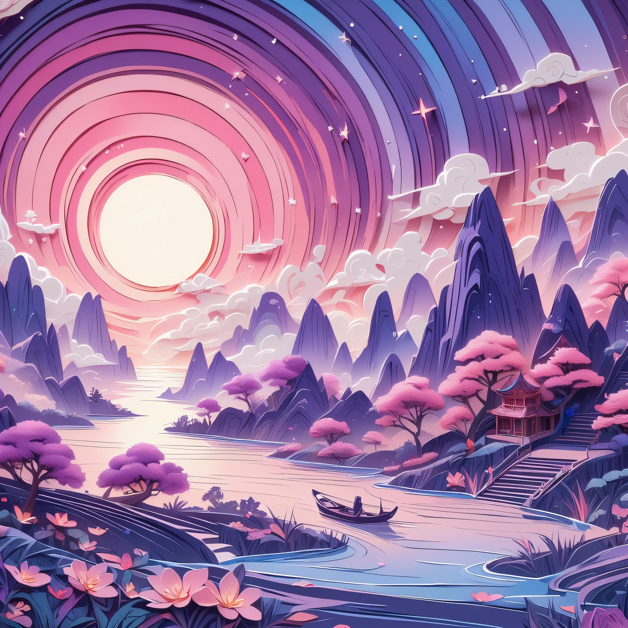 (masterpiece, best quality:1.2), embossed paper, alone,black light