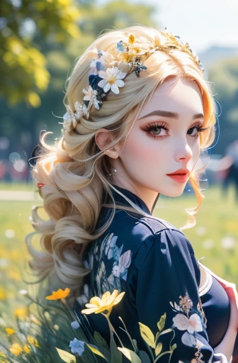 1 girl, ahog, Bangs, blonde hair, blow a kiss, blue eyes, blue scarf, brown scarf, split, Keep your mouth shut, eyelash, Face, flowing hair, hair between eyes, Heart, lips, lipstick, long hair, looking at the audience, cosmetic, night Sky, nose, one eye closed, orange scarf, pink lips, pink scarf, portrait, purple eyes, actual, red lips, red scarf, scarf, sign, Smile, alone, space, spoken Heart, Star (Sky), Starry Sky, Upper body, watermark, yang xiao long, yellow scarf