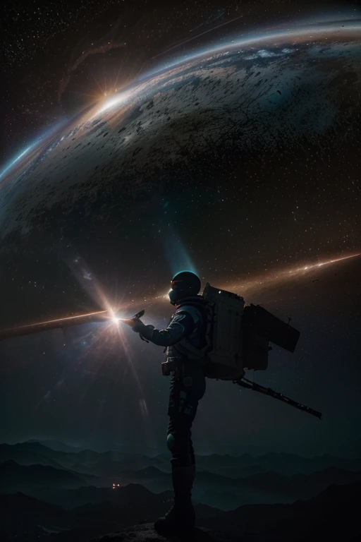 (best quality,4k,8k,highres,masterpiece:1.2), ultra-detailed, (real, real:1.1), (spacecraft,rocket), (launching, taking off), (in space, outer space), (photography, photo), (8k:1.1), (vivid colors:1.1), (sharp focus:1.1), (physically-based rendering:1.1), (detailed stars,detailed nebula,detailed cosmos), (galaxy:1.1), (beautiful planets), (silhouette, contrast), (outer-worldly, unearthly), (realistic, photorealistic, photo-realistic:1.37), (space exploration), (impressive, awe-inspiring), (majestic, sublime), (dark, dimly lit), (interstellar, intergalactic), (mind-blowing), (stellar:1.1), (spectacular), (space odyssey:1.1)