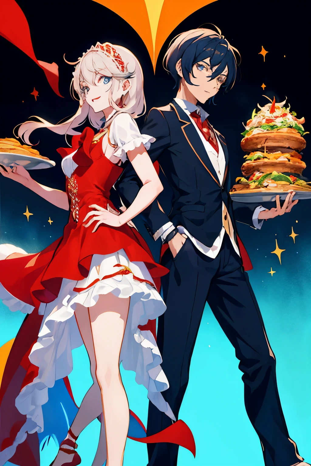 varias personas con muchas espadas y sus rostros estan tapados por una tela negra version anime
