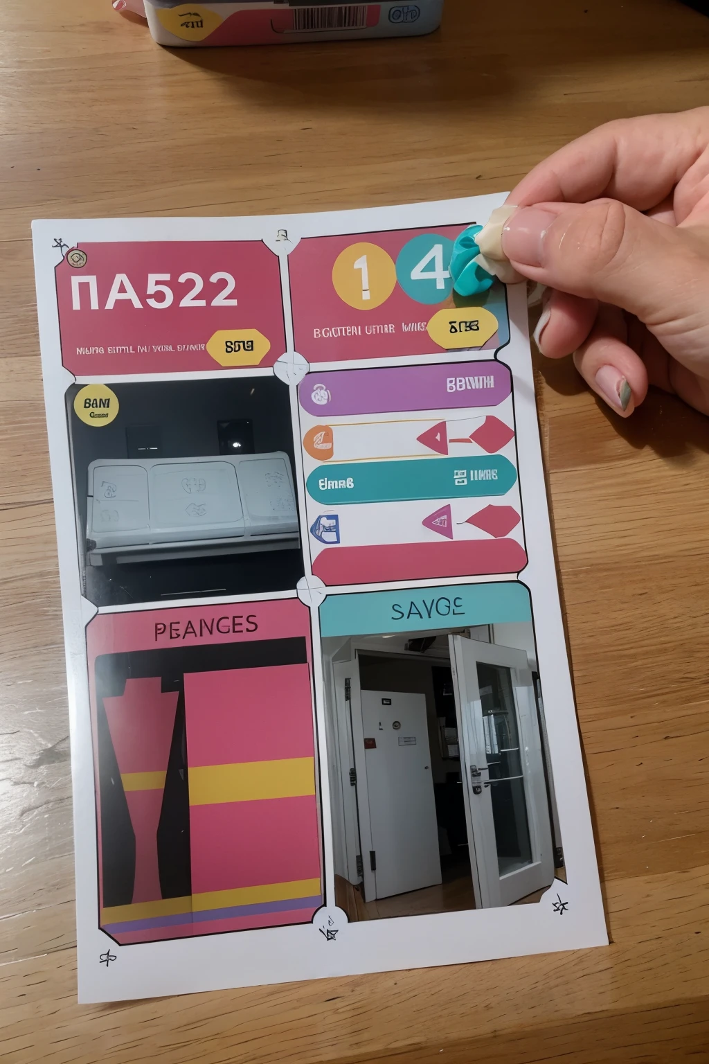 Crea un sticker con estos numeros con diversos colores; 0424-6721801