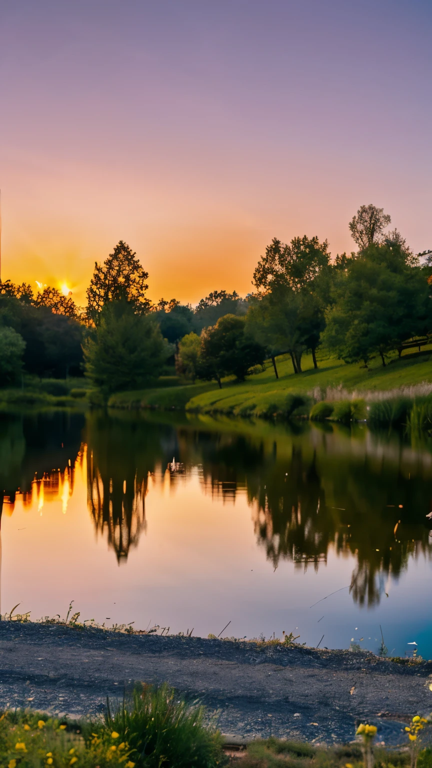 Evening Pond