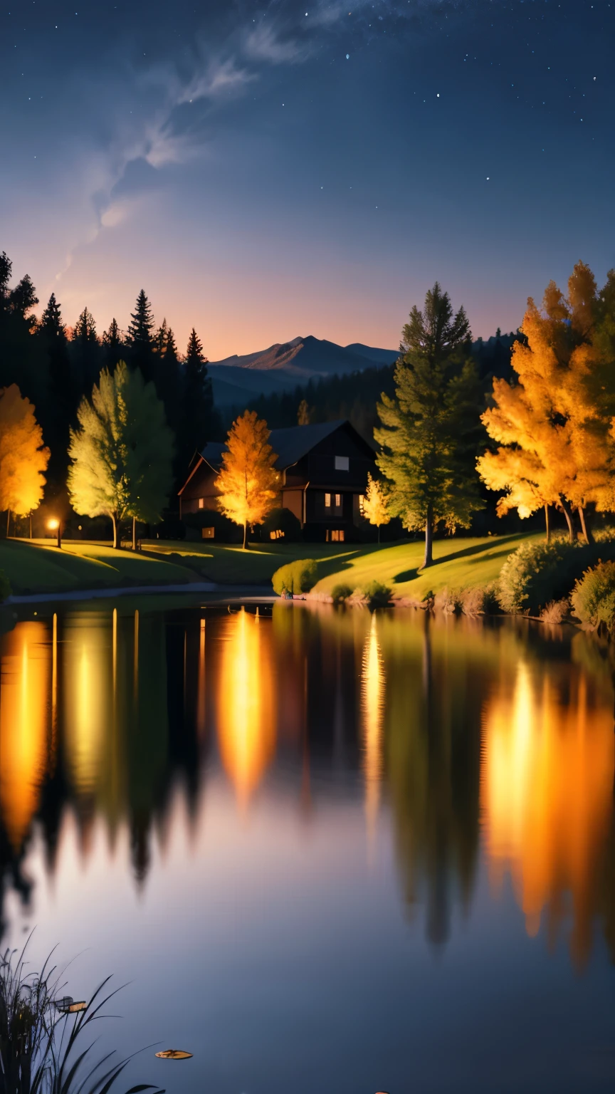Evening Pond