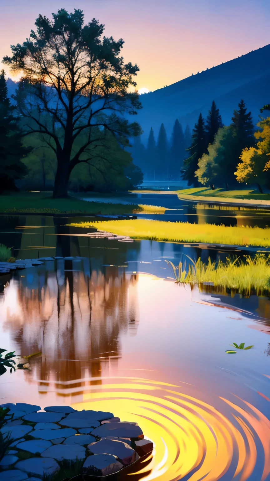 Evening Pond