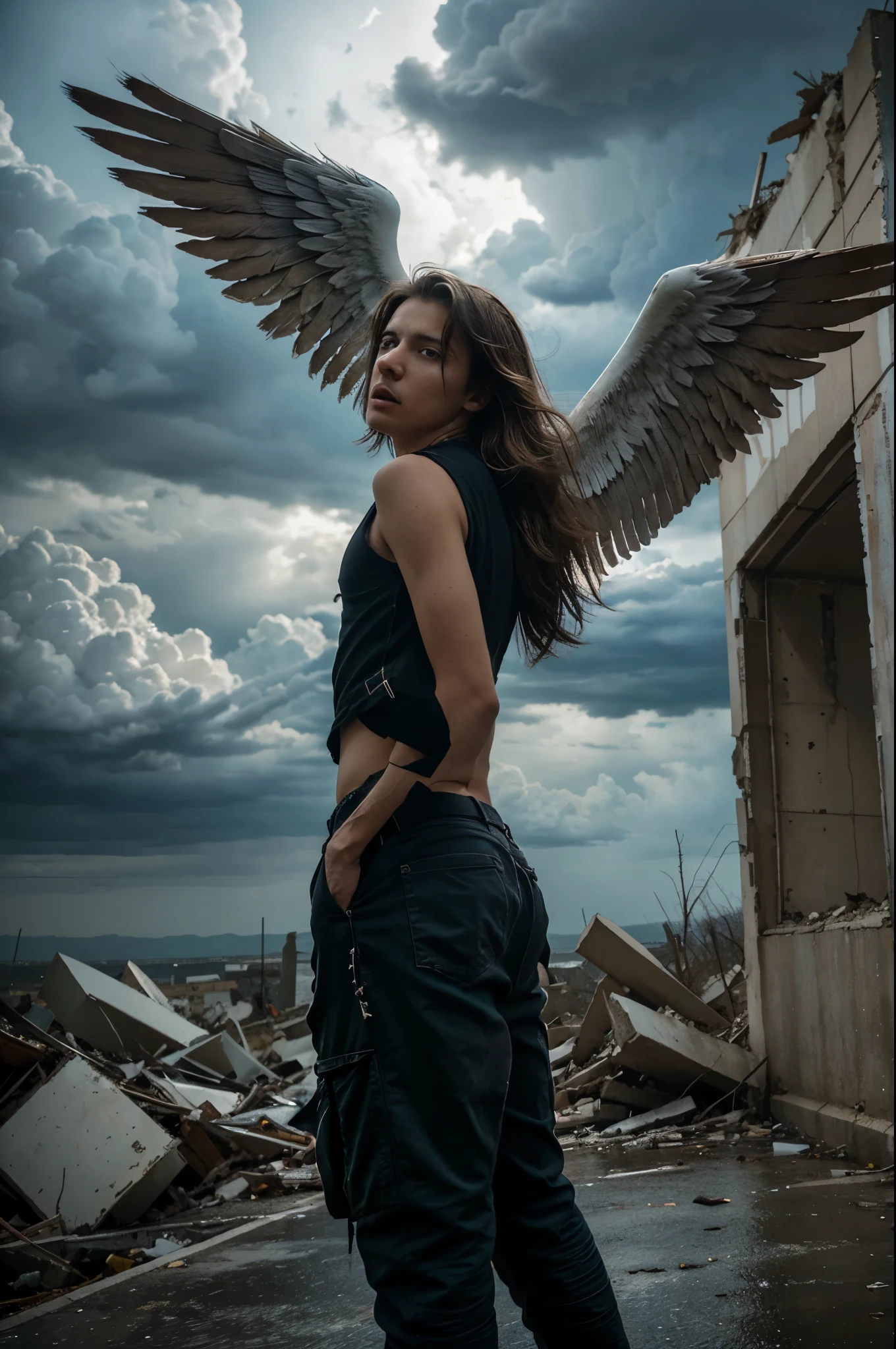 go back to the first fallen angels you created and do it like them