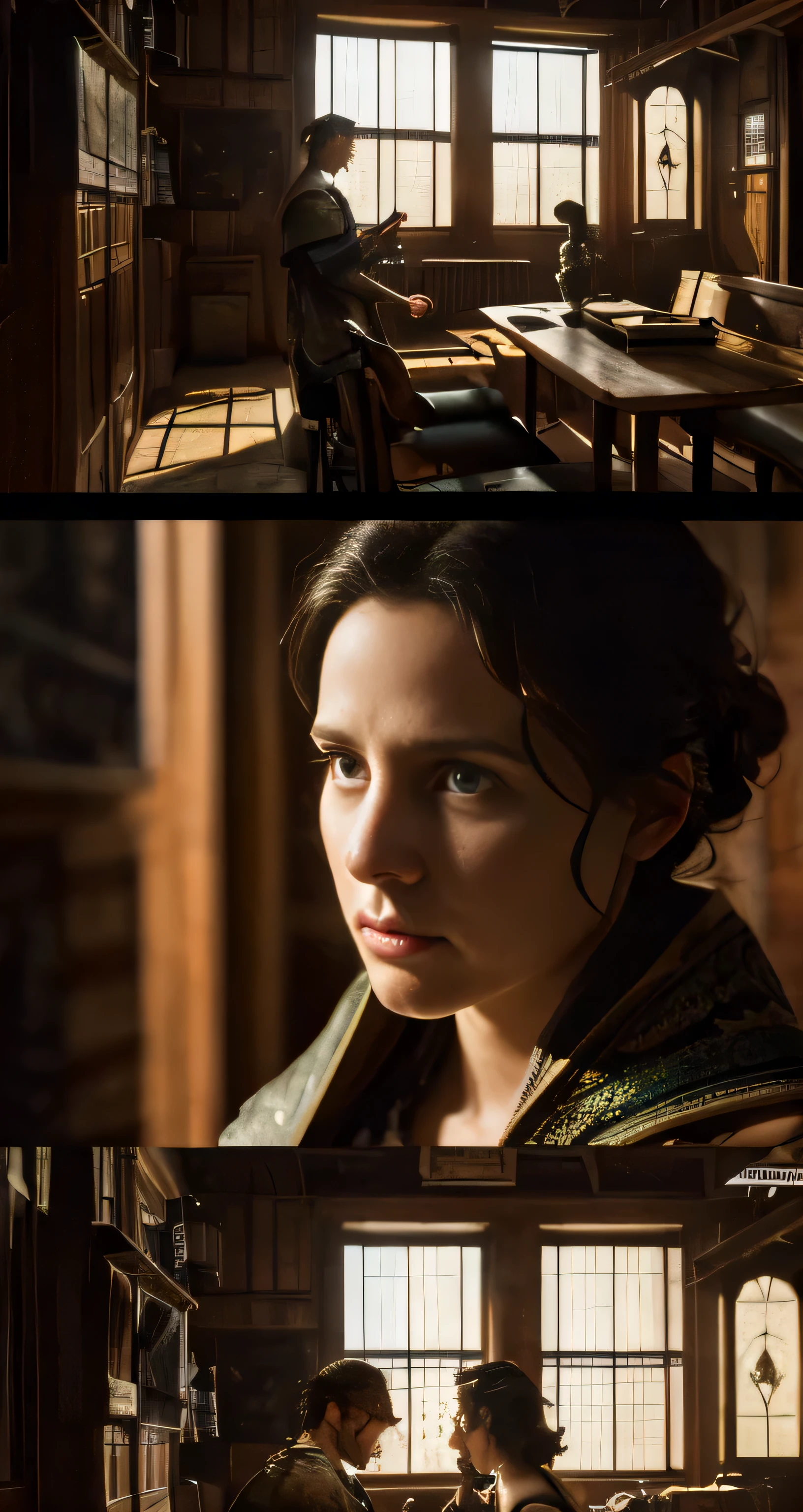 Close up portrait photo of Paul Rudd, model shoot style, (extremely detailed CG Unity 8K wallpaper as background), medieval armor adorned, regal and majestic oil painting by Ed Blinkey, masterfully painted by Atey Ghailan, reminiscent of Studio Ghibli artistry, artistically crafted by Jeremy Mann, bravely posed by Greg Manchess, Antonio Moro's meticulous touch, trending on ArtStation, and widely admired on CGSociety, intricately detailed, sharp focus on every feature, dramatically lit, photorealistic painting art by Midjourney and Greg Rutkowski.
