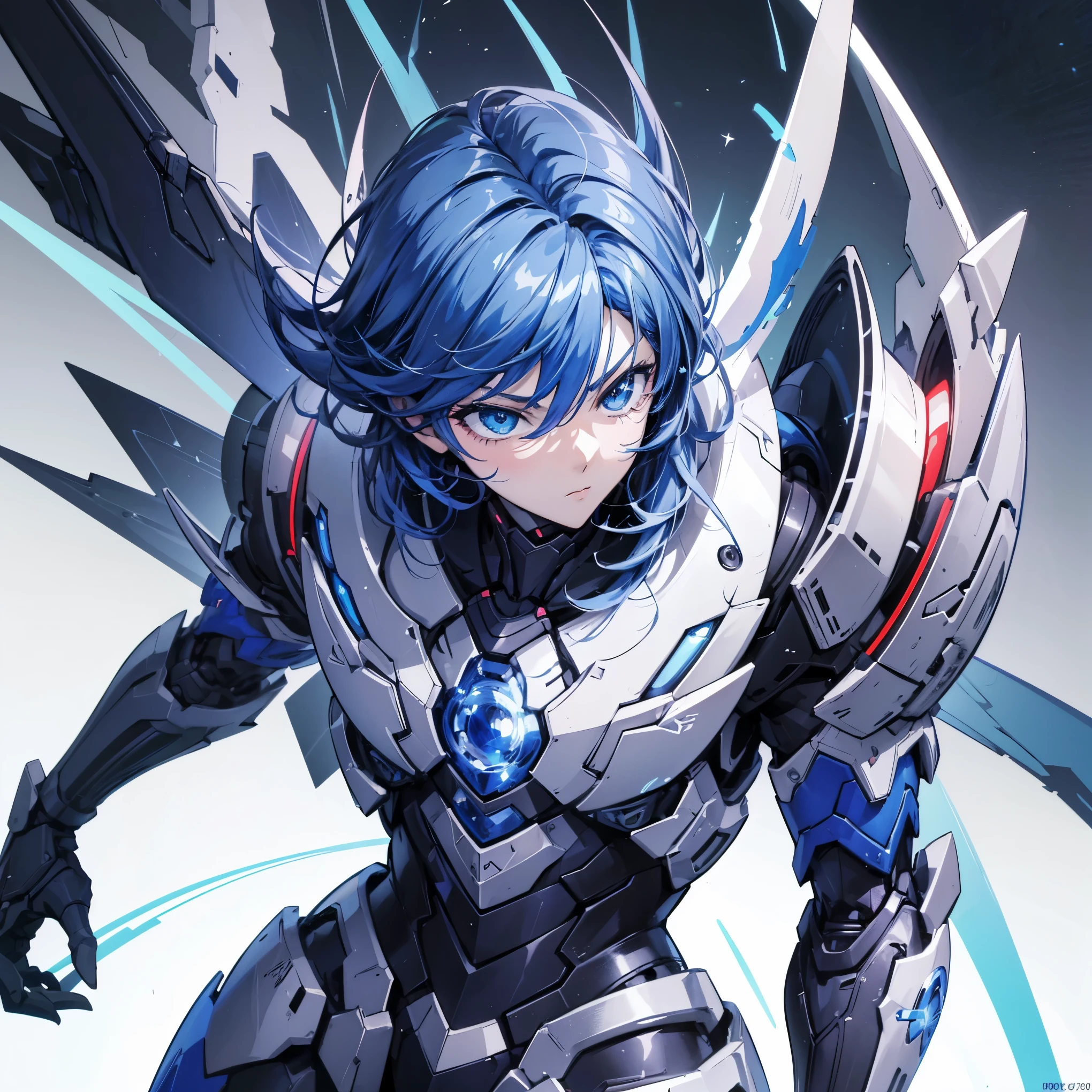 personagem de anime com cabelo azul e terno futurista, melhor papel de parede de anime 4k konachan, badass anime 8 k, girl with mecha cybernetic armor, papel de parede de arte de anime 4k, papel de parede de arte de anime 4k, anime mecha moderno, estilo anime 4k, papel de parede de anime 4k, papel de parede de anime 4k, papel de parede de anime 4k, Papel de parede de arte anime 8 K