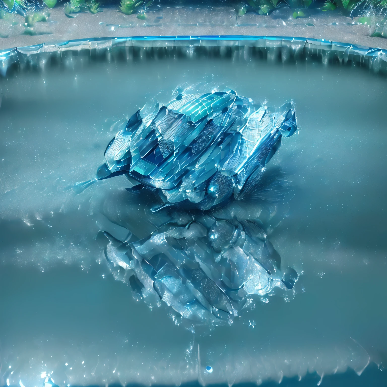 ((highly-efficient robot car wash)), ((meticulously clean)), ((realistic water effects:1.37)), ((detailed brush strokes:1.4)), ((photorealistic:1.2)), ((shiny reflective surfaces:1.5)), ((advanced technology:1.5)), ((robot arms moving in precise motions:1.4)), ((Crystal-clear water:1.37)), ((lifelike water splashes:1.4)), ((dynamic poses of car:1.37)), ((3D simulation:1.5)), ((Ray-tracing:1.37)), ((Hyper-realistic lighting:1.5)),