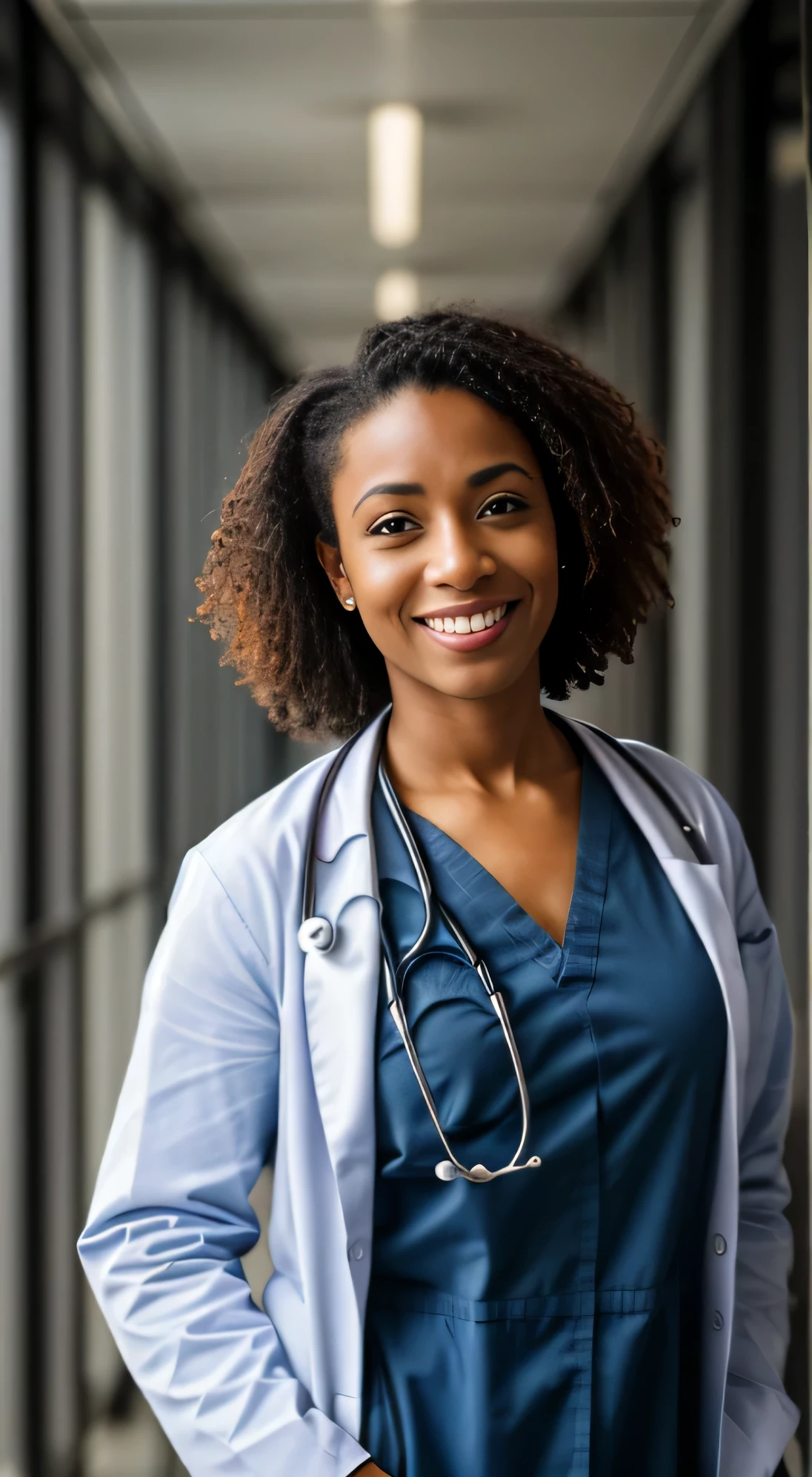 A female doctor