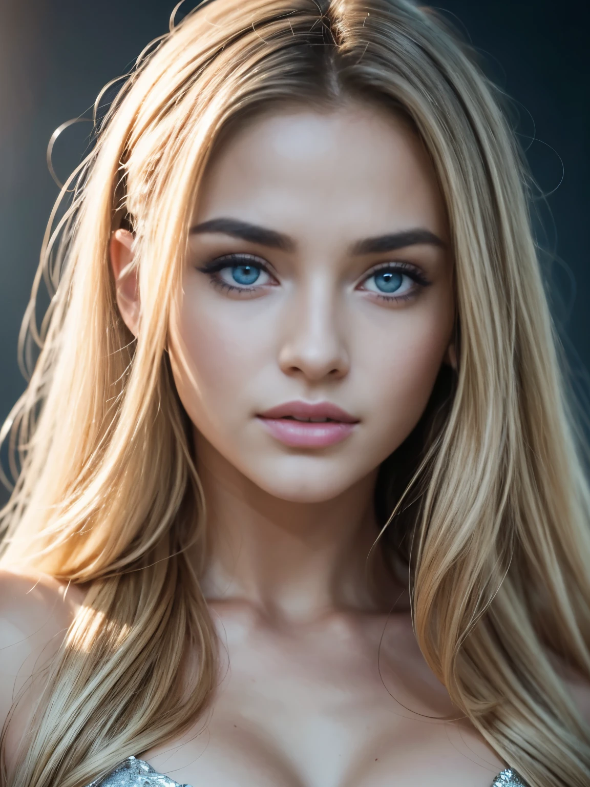 an ultra hot gorgeous european woman, wavy blonde hair floating in the wind, 3, she's a playmate, men magazine model, she's the embodiment of winter. Perfect anatomy, Perfect eyes, perfect hands, perfect body, perfect hair, perfect breasurate, UHD, retina, masterpiece, anatomically correct, textured skin, super detail, high details, high quality, award winning, best quality, highres, 16k, 8k, 1woman, (Ultra realistic, high res), (highly detailed eyes, highly detailed hair, highly detailed face, highly detailed plump lips), (off shoulder with open breasts), b upper bode smile, (best quality:1.4), Raw photo, (realistic, photo-realistic:1.37), professional photography, cinematic light, (fine face: 1.2),fashion model 20 years old, cute, [[[[pure eyes]]]], [[[[closeup]]]], [[[[chest]]]], [[[[neck]]]], [[[[shoulders]]]], perfect eyes, perfect iris, perfect lips, perfect teeth, perfect skin, soft front light, glow, HDR, (muted colors:1.2), Retrato da mulher、white skin、((cabelo Castanho ondas suaves)) Best Blanco Romantico、8k resolution、Frente Illuminada、アメリカの女の子のPortrait、solo、20-year-old、beautiful face、ビキニのswimsuit、beautiful ble hair、beautiful little face woman, solo,　black theme,　look at the audience,one woman, It&#39;s real, Wolfsan-6500-V1.3, anime、animeスタイル、beautiful diamond eyes、20 year old american girl、braided hair、swimsuit、portrait beautiful detailed woman, very detailedな青い顔, Reality, beautiful narrow blue eyes, huge file size, Super detailed, High resolution, very detailed, highest quality, masterpiece, An illustration, very detailed, ticker, Unite, 8K painting wallpaper, fine, fine details, masterpiece, highest quality, Hvery detailed ticker uniform 8K wallpaper, face light movie lighting、cuteブラウス, dark background, oil, masterpiece, diffused soft film lighting, Portrait, highest quality (perfect face:1.4),stunning girl pictures,(8K and、photorealistic:1.25) 、(lip gloss、eyelashes、shiny face、shiny skin、highest quality、超High resolution、Depth of the bounds written、chromatic aberration、caustic road lighting、natural shading、sexy 1girl, Extremely cute, zing face and eyes, (Beautiful lovely smile), (extremely detailed beautiful face), bright and shiny lips, (cute bikini:1.3), (very elaborate lace bra:1.5), smooth skin, super beautiful, attractive, (Best Quality:1.4), (hyper quality), (Ultra-detailed), (hyper-realistic, Photorealsitic:1.37), Authentic skin texture, complex details, extremely detailed CG unified 8k wallpaper, RAW Photos, profession