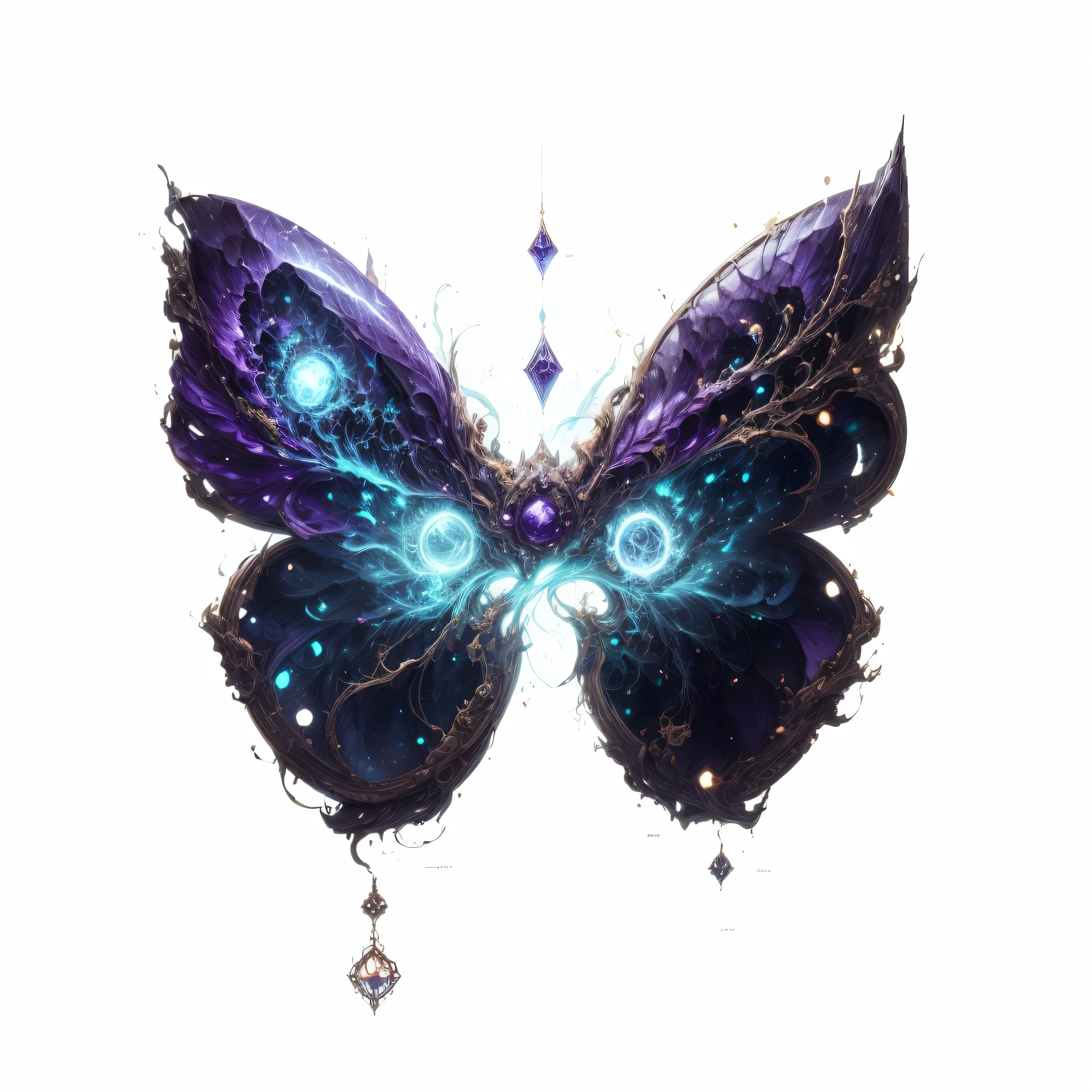 magic void energy,  cast a spell, energy cracking,Detailed glowing rune lines floating around, deep purple energy, floating in the air, 