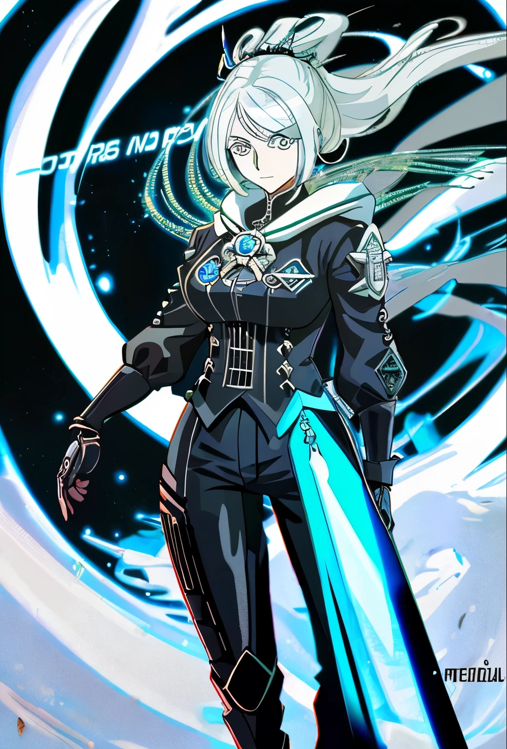 MILF, mujer demonio con un traje futurista, Cara muy detallada, Cold, mother, chica poco femenina, pecho muy grande, (MILF), cara madura, (hembra madura), traje de batalla, traje demoniaco, chica anime con traje ajustado, Milfication, cuerpo elegante, enfoque en el ombligo, cuerpo desnudo, guantes, pendientes, Armadura de piernas, Science fiction, female protagonist, de pie, volumetric light, detailed lighting, Texturas detalladas, oppai ciberpunk, biomechanical oppai, obra maestra, ojos de mejor calidad, fondo de Science fiction, paisaje futurista