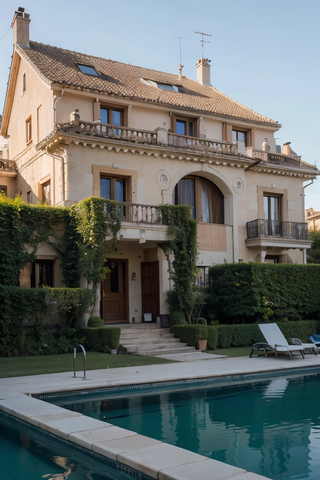 ((best quality)), ((masterpiece)), (detailed), perfect mansion in spain