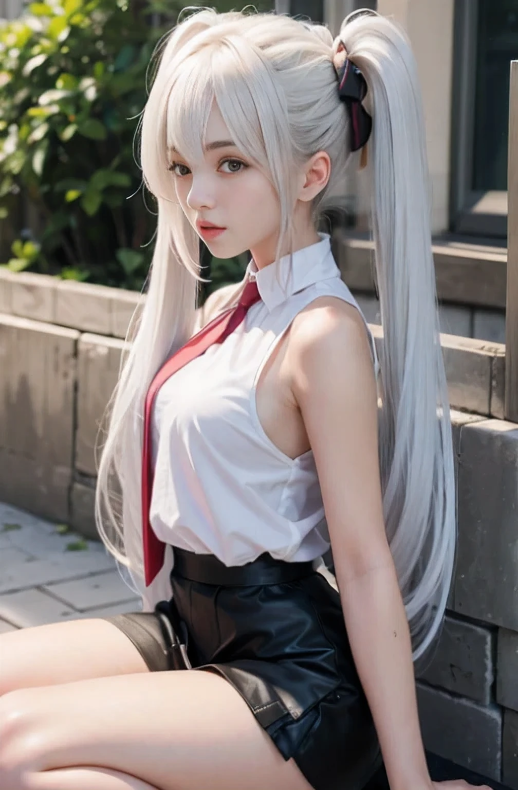 {{{masterpiece}}}, {{{best quality}}}, {{ultra-detailed}}, {illustration}, {{an extremely delicate and beautiful}},
(Best quality, 8k, 32k, Masterpiece, UHD:1.2),Photo of Pretty Japanese woman,(topless), top quality, , best quality, realistic, unity, 8k wallpaper, official art, extremely detailed  wallpaper,1girl,((boyish)),13yo, beautiful teeth,solo,gal,dark skin,very absurdly long hair,(Updo Braid hair:1.5),(white hair:1.5),misaligned ,(sweaty skin:1.2),glasses,earrings,Jacket,(blunt bangs:1.2),looking at viewer, (smile:1.5),(high detailed skin),realistic body,((stoop)),( small breasts),(nipples:1.1), cute girl, famous japanese idol,(downblouse),(loose t-shirt),(loose skart),(low view),(wide view),( school uniform:1.3),(skirt lift by myself:1.5),(panties shot:1.5),(show off panties:1.5),(white panties)
leaning forward,,
