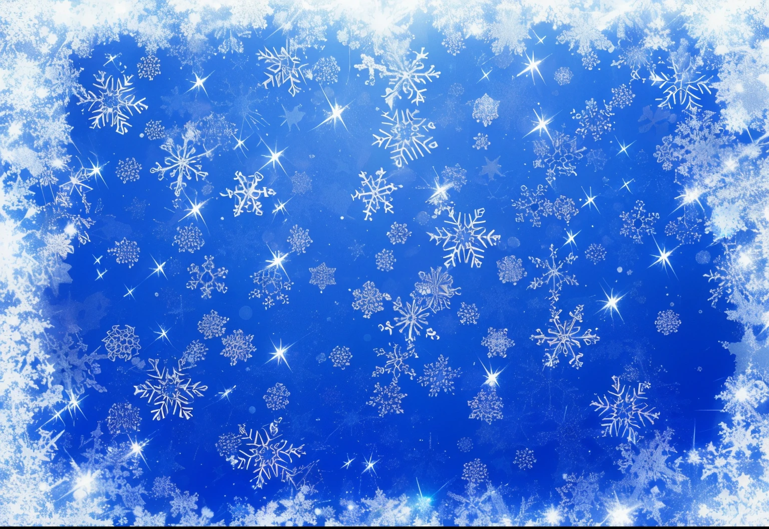 a blue background with snowflakes and stars in the middle, snowy background, snowflakes falling, winter blue curtains, snowflakes, 包裹的blue background, White stars in the background, icy tundra background, snow flurries, winter snow, beautiful wallpaper, (snow), snow flurry, High quality wallpaper, High quality desktop wallpaper, light snowfall, snowfall, blue background