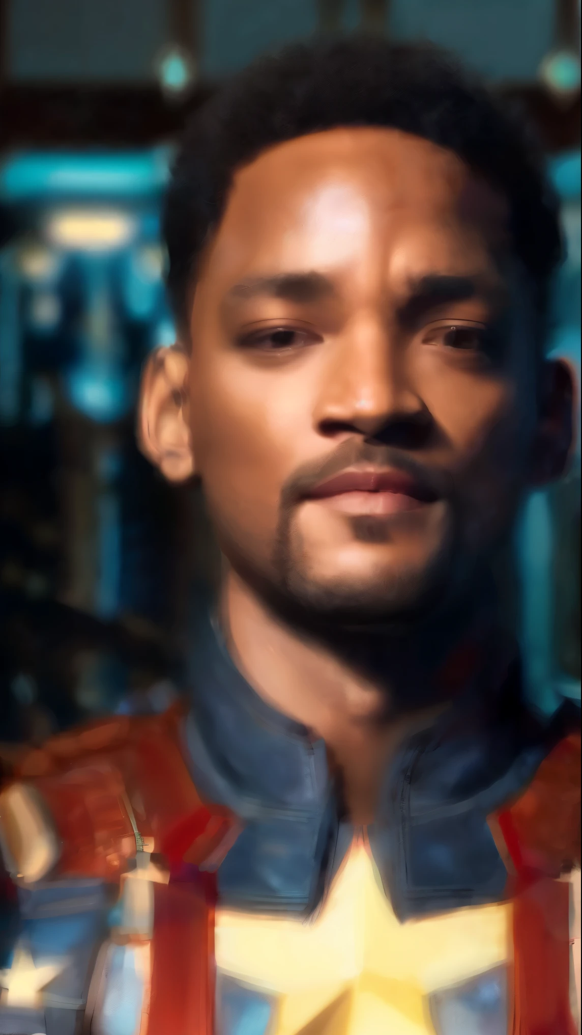 . .Tarantino Style Will Smith as Captain America 8k, High definition, rosto detalhado, rosto detalhado, olhos detalhados, terno detalhado, no estilo da Marvel e DC, hiper-realista, + cinematic shot + dynamic composition, incrivelmente detalhado, Afiado, detalhes + superb detalhes + noite com luz + perfeccionismo + realismo premiado ((moody lighting))
