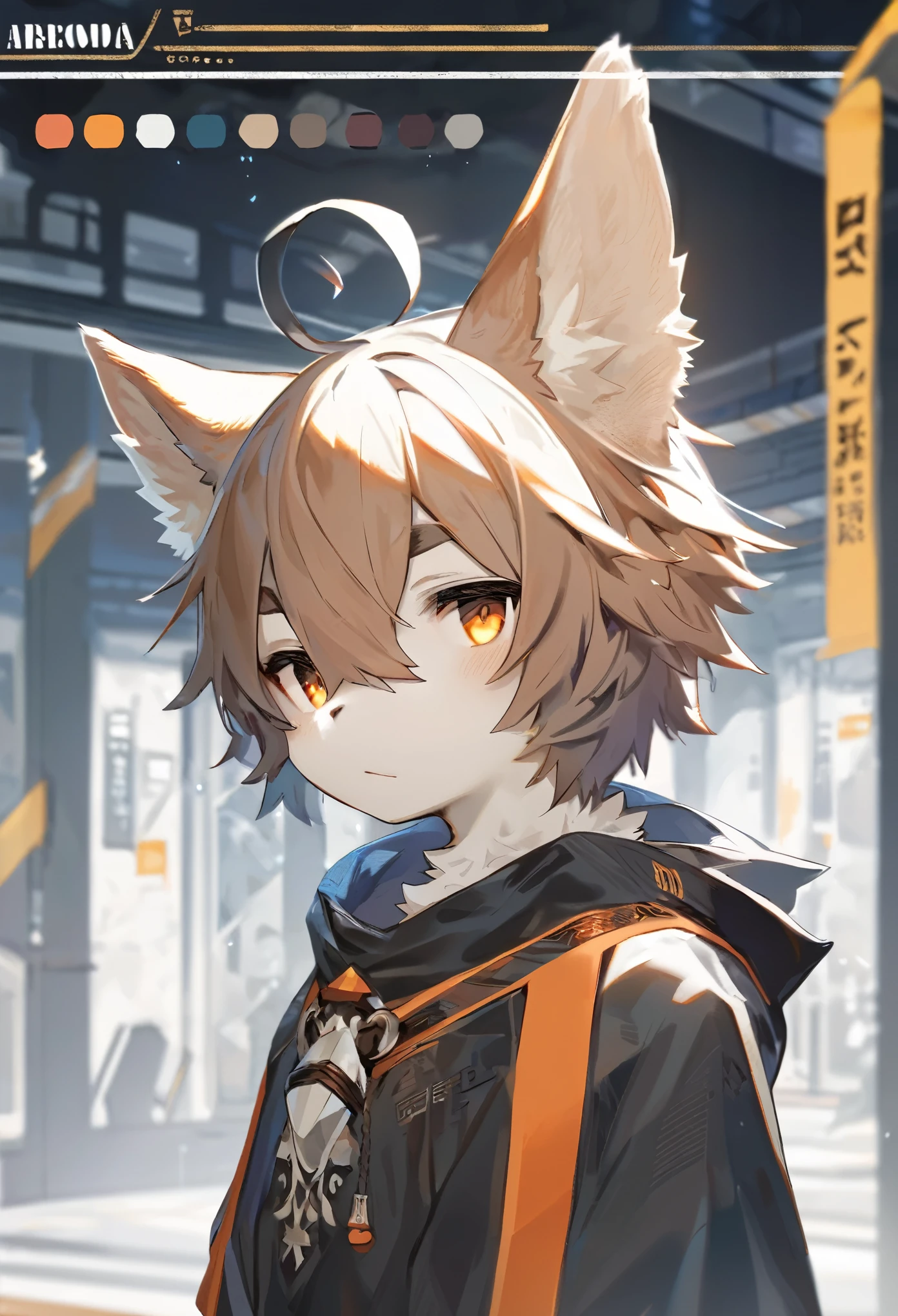 ((masterpiece)), (ultra detailed), (best quality), detailed background, (style of Arknights), (concept art, character sheet),absurdres(highly detailed beautiful face and eyes)perfect anatomy(angelic handsome boy, kemono, )(furry anthro),