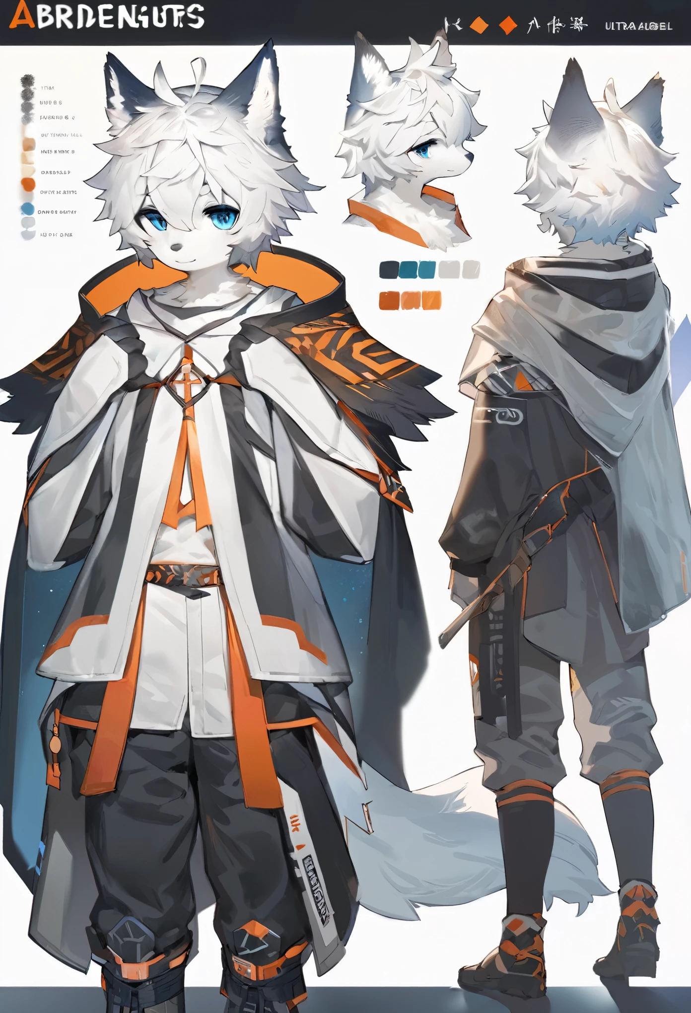 ((masterpiece)), (ultra detailed), (best quality), detailed background, (style of Arknights), (concept art, character sheet),absurdres(highly detailed beautiful face and eyes)perfect anatomy(angelic handsome boy, kemono, )(furry anthro),