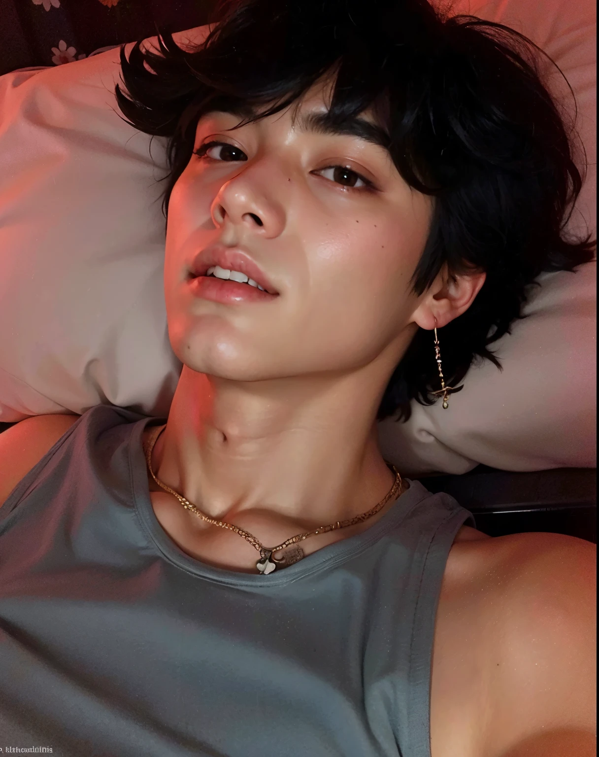 Hombre de Arafed con tatuaje en el cuello y el cuello.., kim doyoung, Cai Xu Kun, jinyoung shin, ulzzang masculino, hyung tae, kanliu666, jungkook, inspirado em Bian Shoumin, headshot foto de perfilture, Hong Jun Ho Hyung, 1 7 - thin face age, kim taejin, foto de perfil