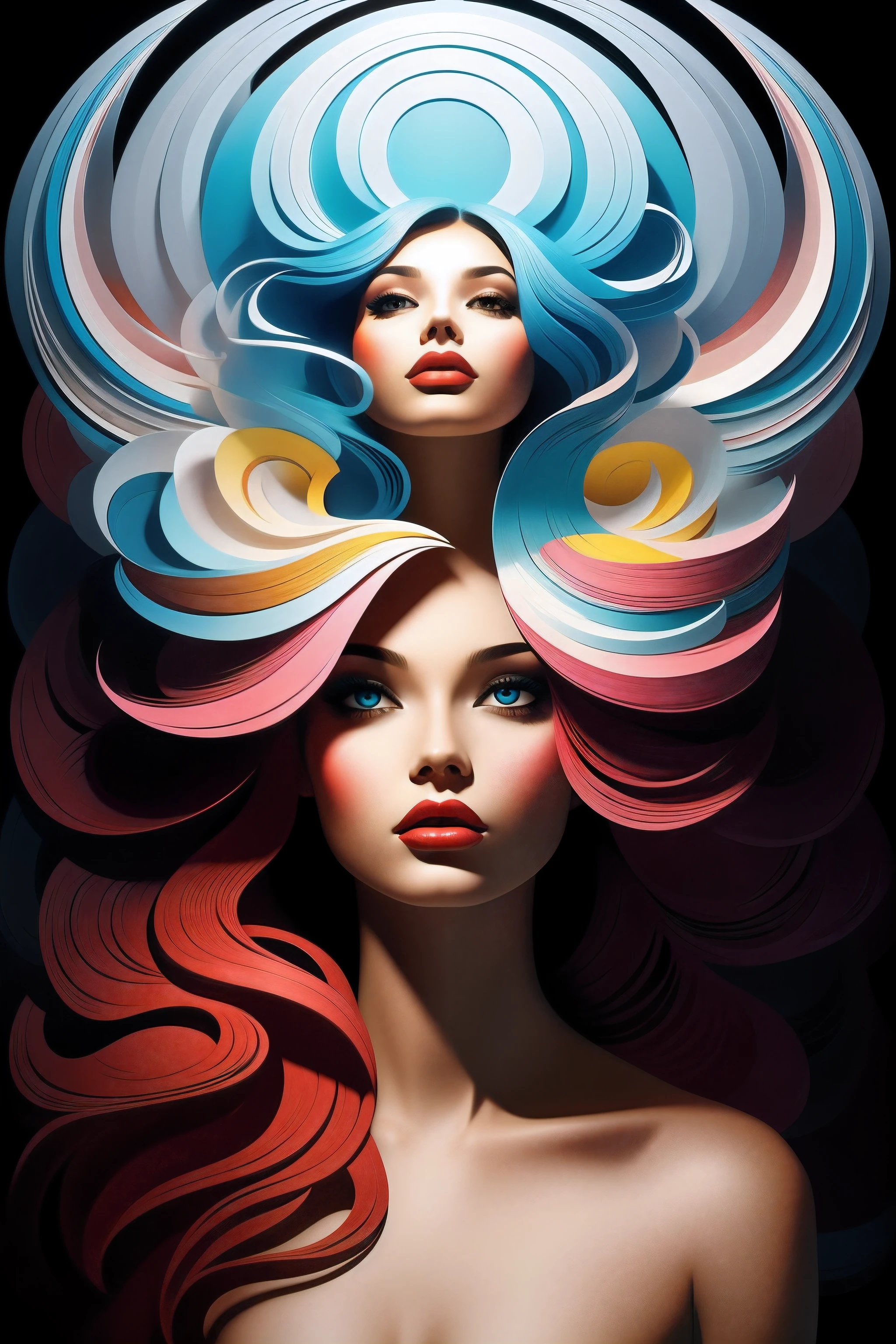 girl, surreal art