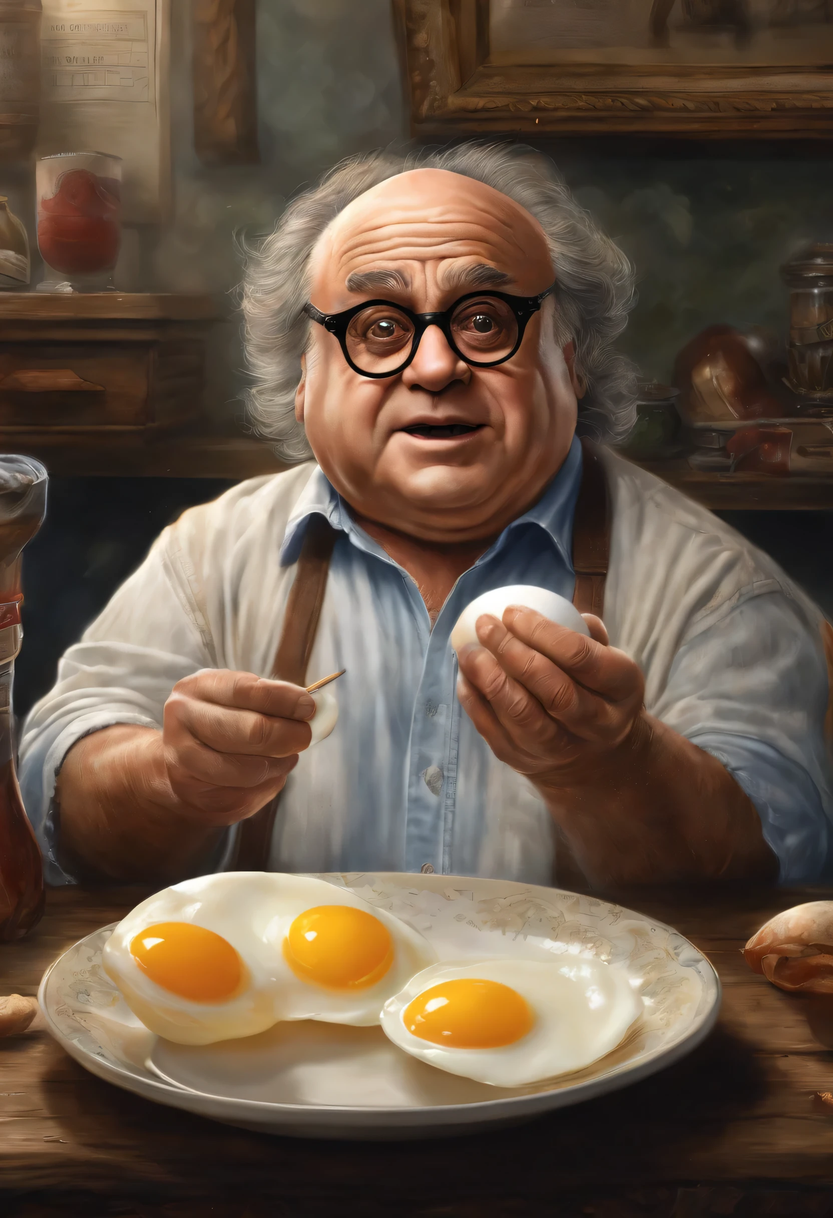 Danny devito offering me an egg in these trying times