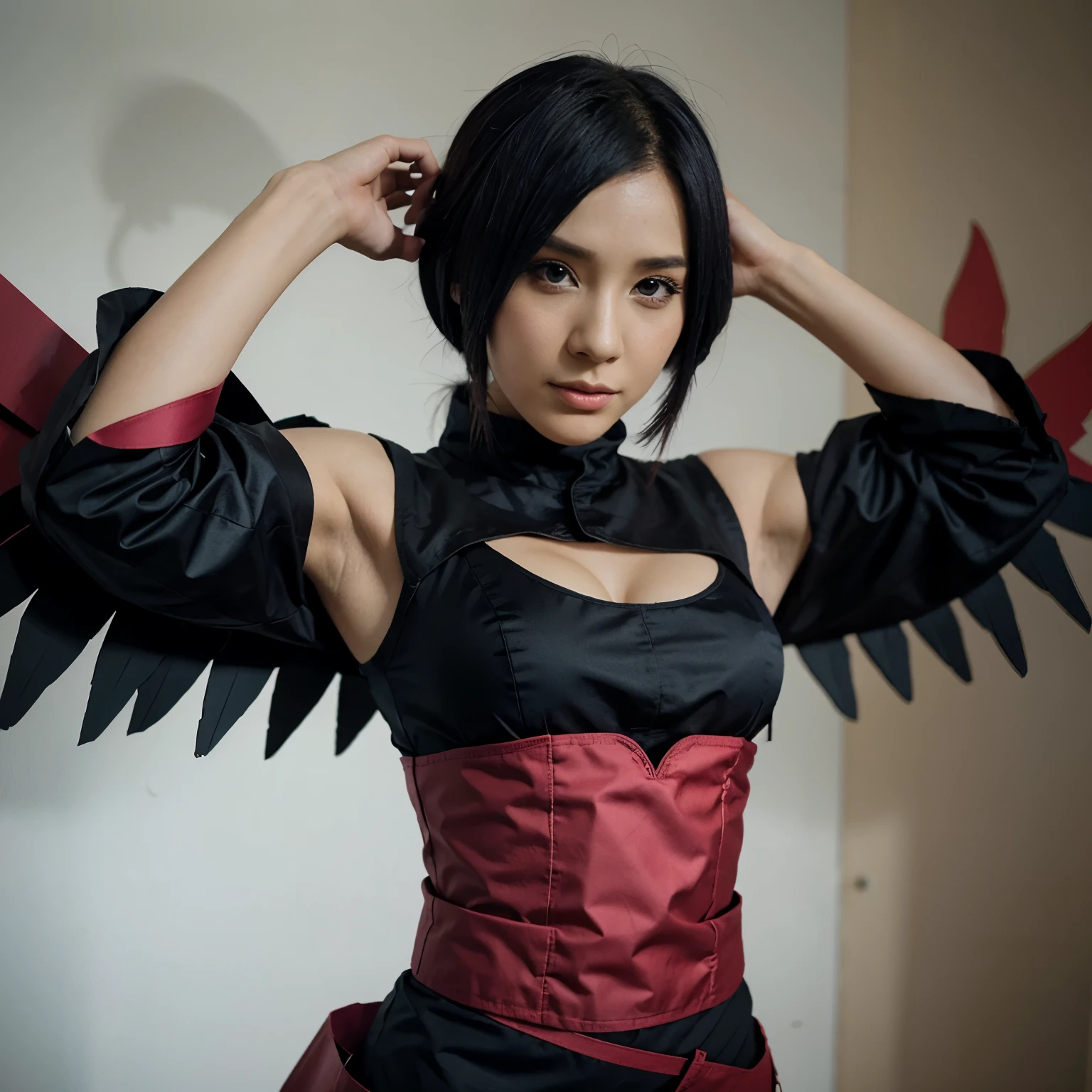 Konan in Naruto with paper wings