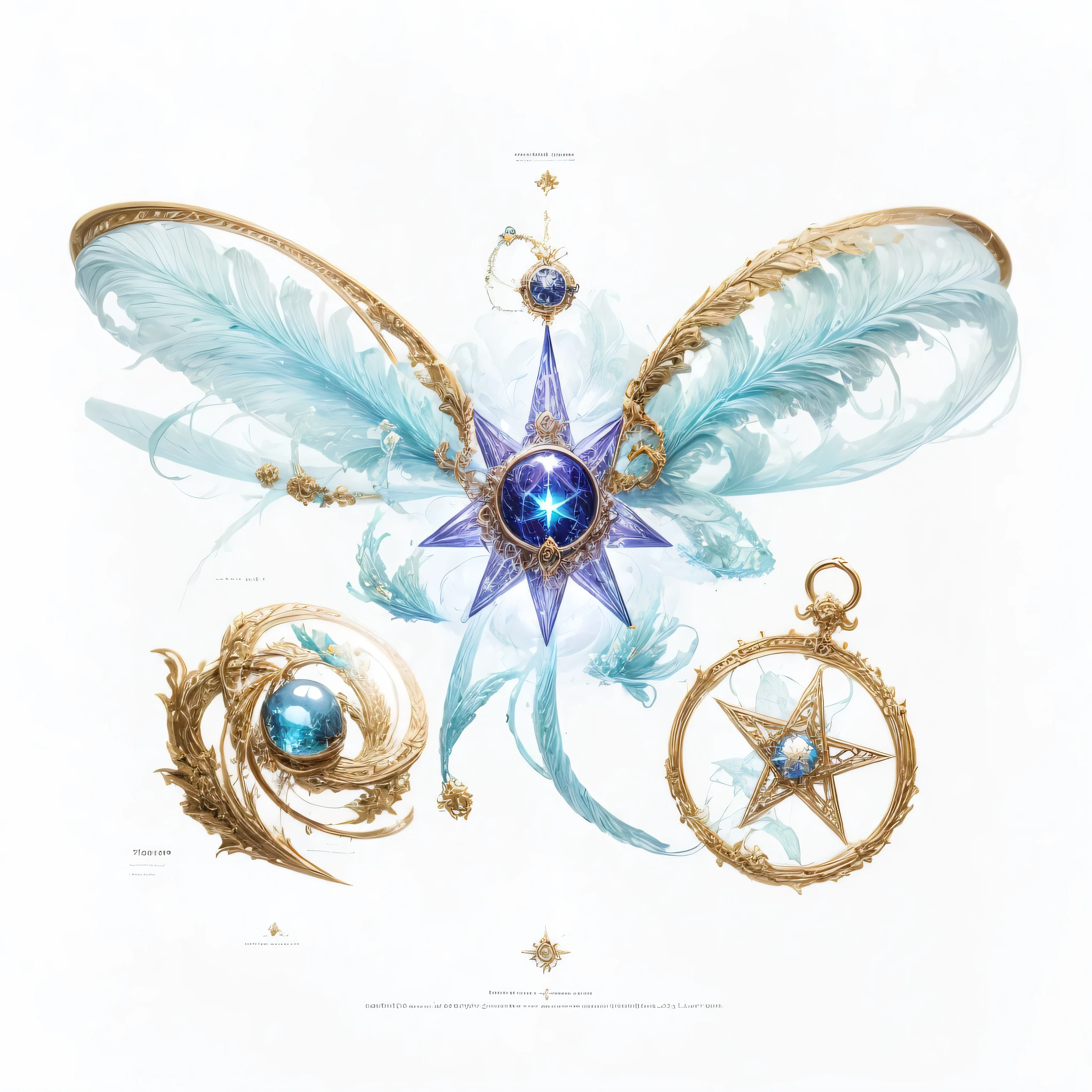Magic element circle,Pentagram magic circle,six pointed star magic circle,Sword element