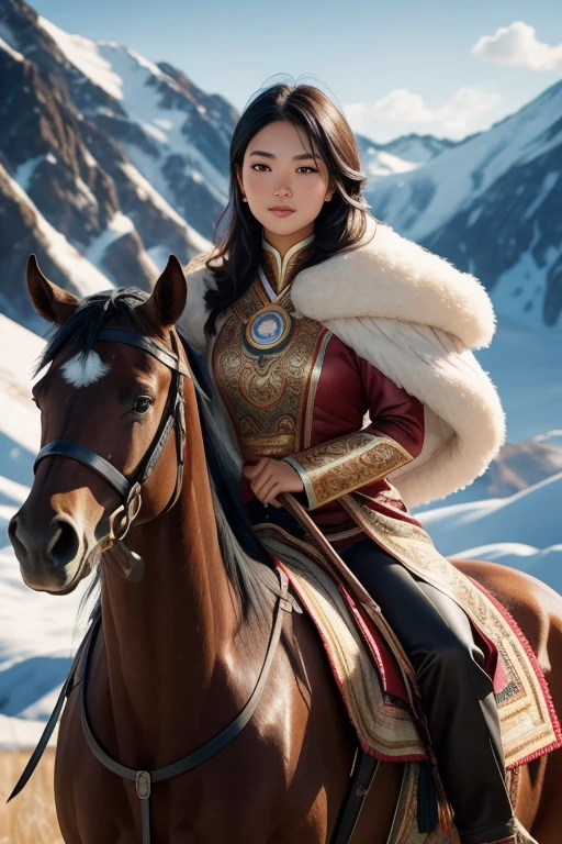 Mongolian woman