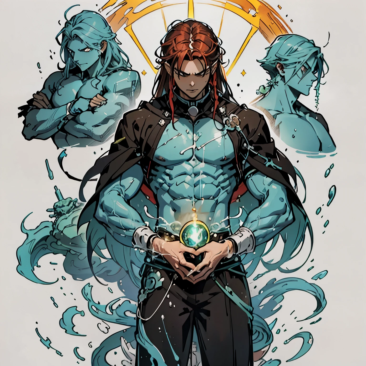 Full Name: Michael Long
Hair: N/A
Eyes: Blue
Height: 2'0"
Weight: 346 lbs.
Skin: Bluish green
Creature: Boroene
Originate: Boro Ene Planustus
Blood type: Unconfirm
Superpower: Infantile Poisoning
Average Classification: XXXX
Current Classification: B3-Class
Alignment: Medium
Alias: Venenatio Infantilis
Status: Active
Notes: The subject was found near an empty campsite and was observed to possesses no natural resistance to poisons. All toxins in his body are absorbed and concentrated. The longer a toxin is in his system, the more potent it will become, though he may not always notice the changes. He cannot create a poison but can use any that has been absorbed and stored. The concentration is so strong that even his own spit is considered a deadly weapon. His body cannot metabolize alcohol.
Full Name: Samuel Raymond
Hair: auburn hair and an olive complexion
Eyes: light brown eyes
Height: 6'11"
Weight: 157 lbs.
Skin: undertone light skin
Blood type: BA-Negative
Superpower: Aqua Spasms
Average Classification: A-Class
Current Classification: A-Class
Alignment: N/A
Alias: Spasmus Aquaticum
Status: Active
Notes: Subject was gain the ability to control water molecule movement with his body and mind. It has shown that he can manipulate other molecules, but only in their gaseous states. In addition to the manipulation of the molecule's movements, subject can also emit powerful energy blasts from their hands, the source of which is unknown. It should be noted that this ability does not work on blood. Subject's body also seems to be made out of the same molecule and can reform himself at will.