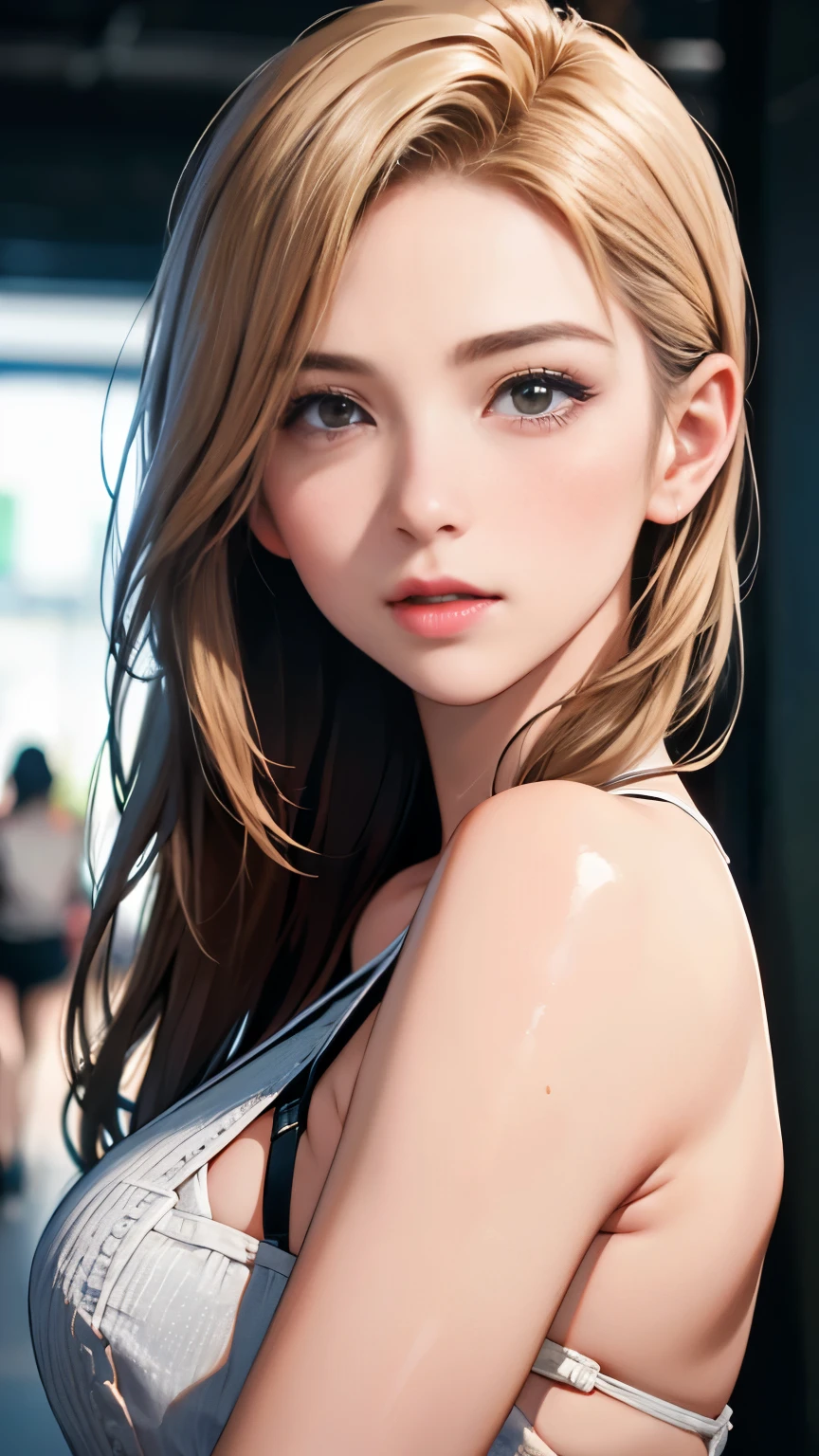 (8K, highest quality: 1.2), very detailed, thorough solution, (realistic, realistic photo: 1.37), portrait, High resolution RAW color photograph, arrested on the job, High resolution and beautiful, High resolution, 8K Image Wallpapers, amazing details, large file size, very detailed美しい女の子, very detailed face, Finely defined eyes, Fine skin texture., All functions are clearly displayed., The contours of the fingers are perfectly shaped.., the nose has the correct shape., expressive lips, perfect anatomy, background is not blurred, one story, (20:1.2), twenties, pretty girl, realistic