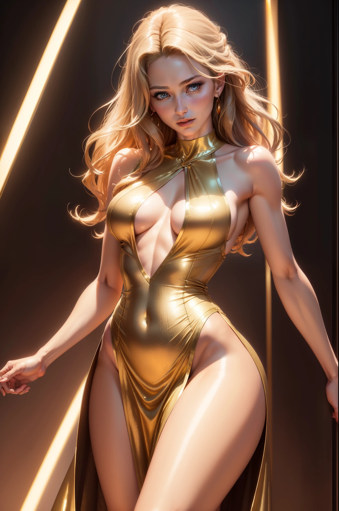 table top,highest quality,super detailed,High resolution,High resolution,4k,Portrait in 4k,8K,8K portrait,unity 8k wallpaper,Highly detailed CG,realistic,Raw photo,real person,portrait photography,realistic,shiny skin,fine skin, Gisele Bundchen,{{{{(clothes (mini dresses for women) or a body shape with emphasis on body lines, body conscious, side slit, Slit indicating armpits,golden border line,empty chest,shiny fabric}}}}
{{{{(dress (mini dresses for women) or body-conscious, body-conscious, side slits, slits showing armpits, gold edging line, open bosom, shiny fabric}}}}